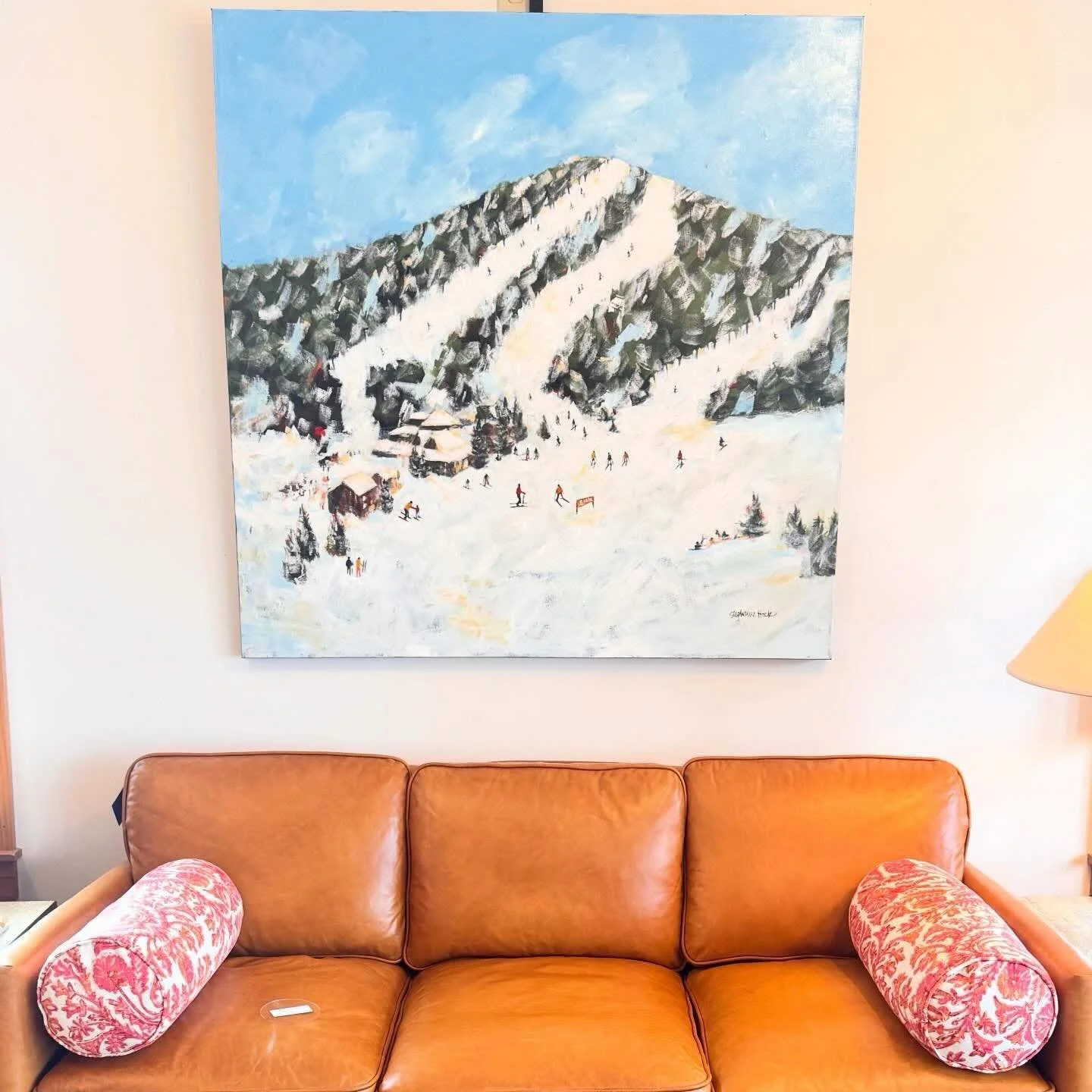 My gallery in New Hampshire @prospecthillhome sold this big 48x48 painting before it even arrived!! I&rsquo;m so grateful to work with such wonderful partners who love my work and connect me with collectors who also love it and make great homes for i