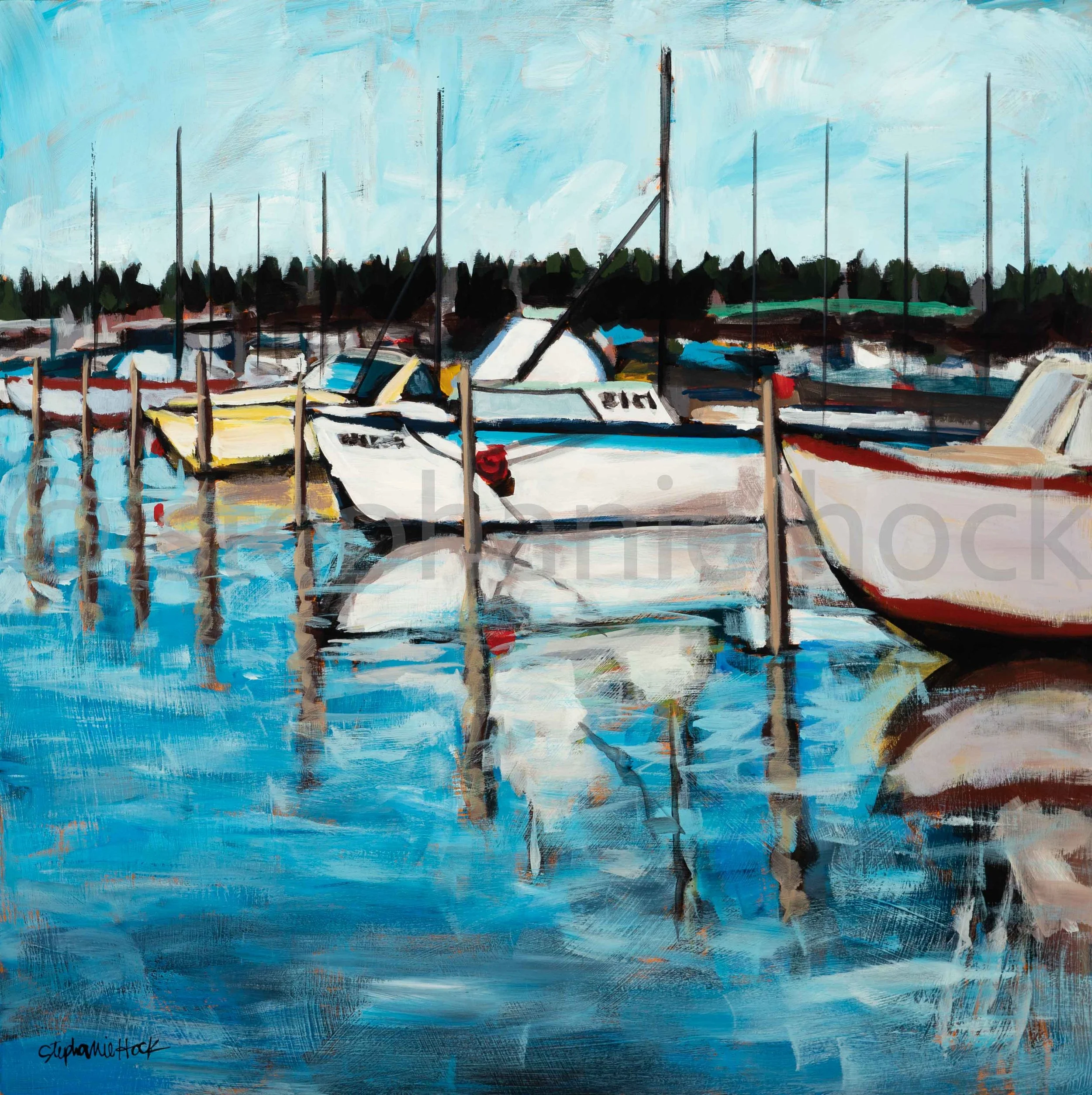 "In the Harbor"
30x30
$2,900