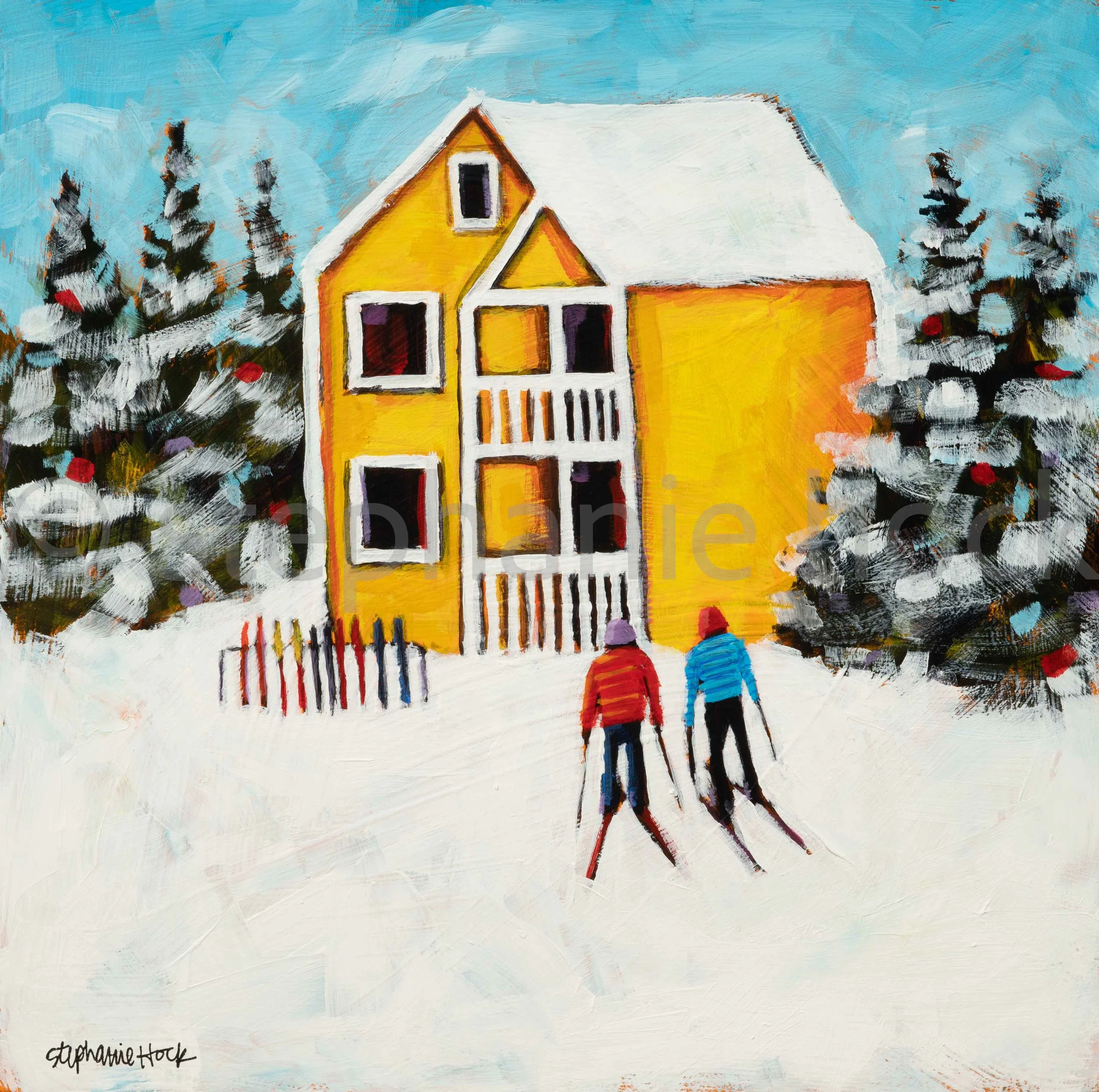"Cozy Yellow House"
14x14
$825
