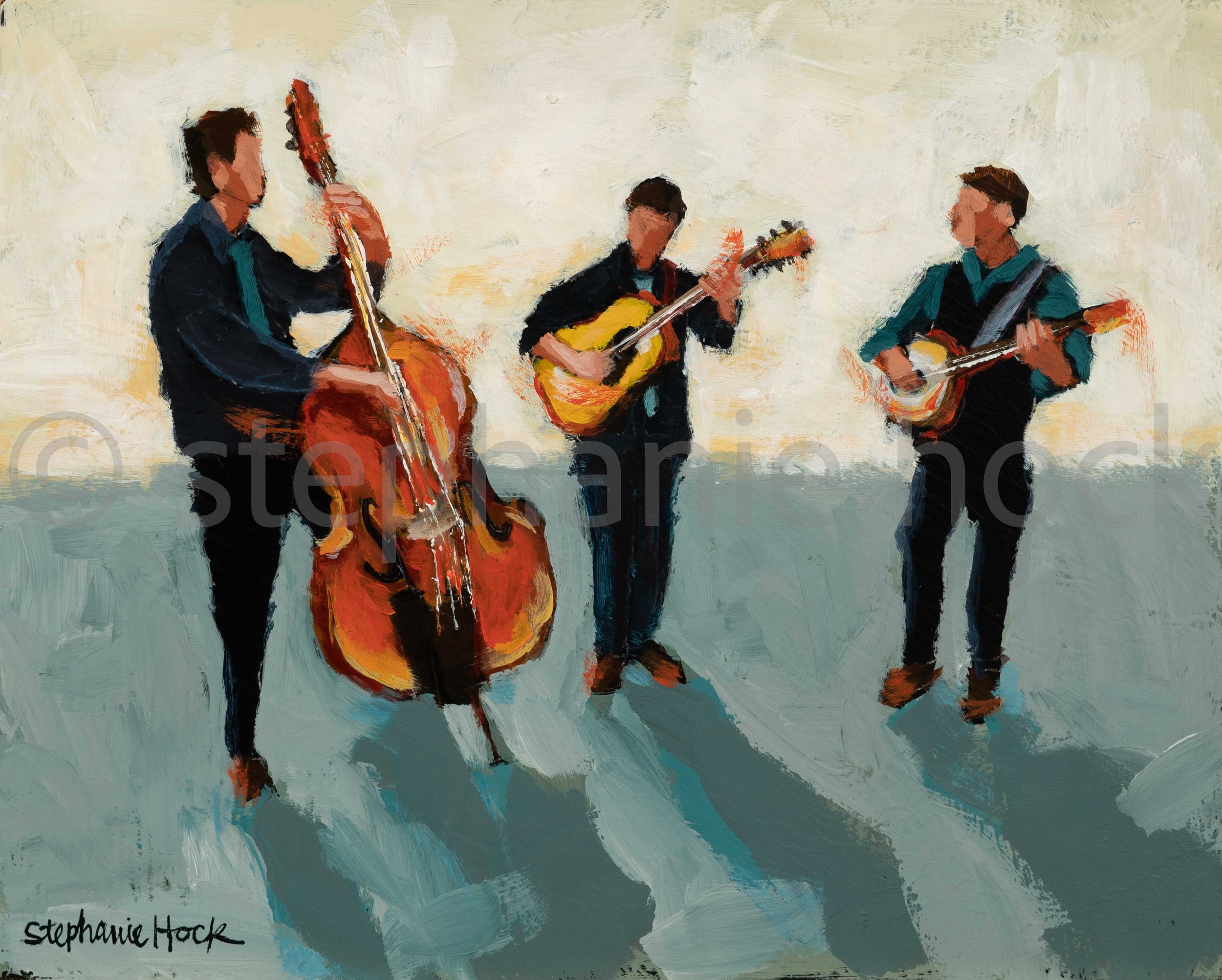 "Strings" 27" W x 21" H