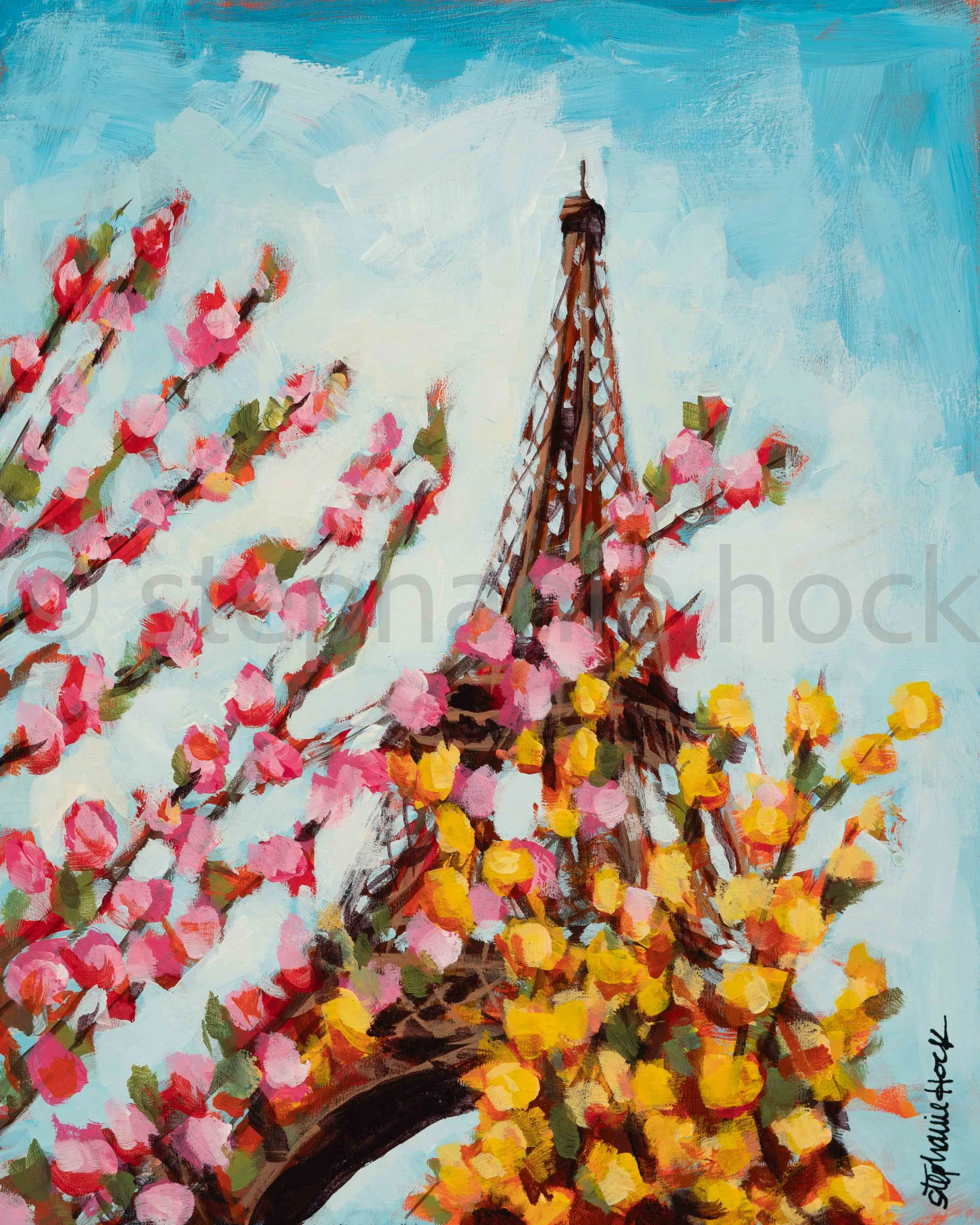 "Eiffel Tower Study 1"
8x10
$575