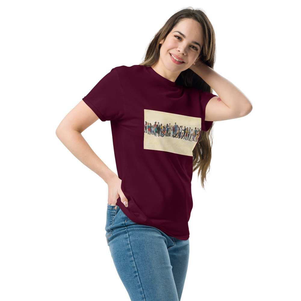 unisex-classic-tee-maroon-left-front-67f8098b03ea1.jpg