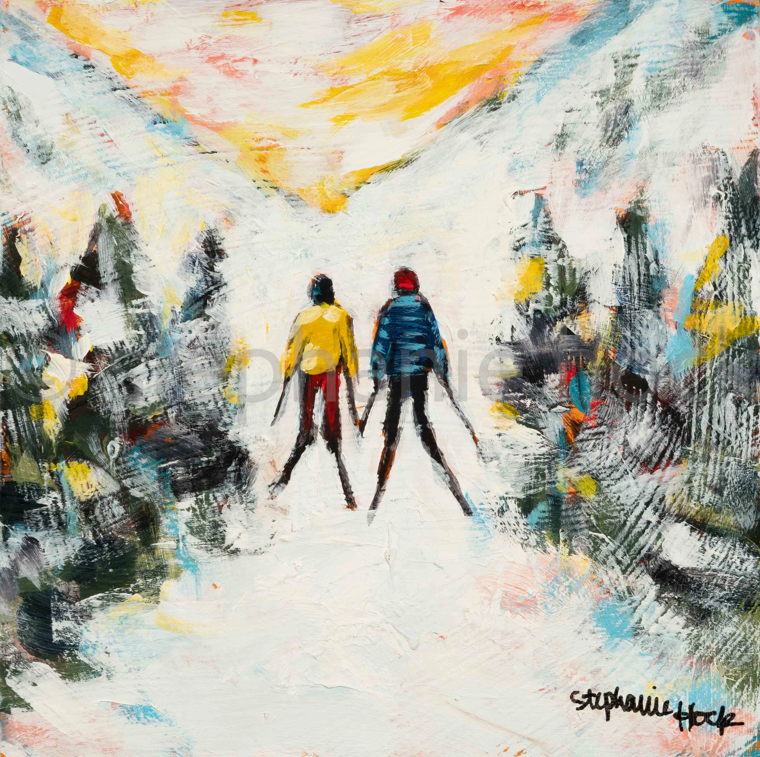 "Morning Ski"
6x6
$260