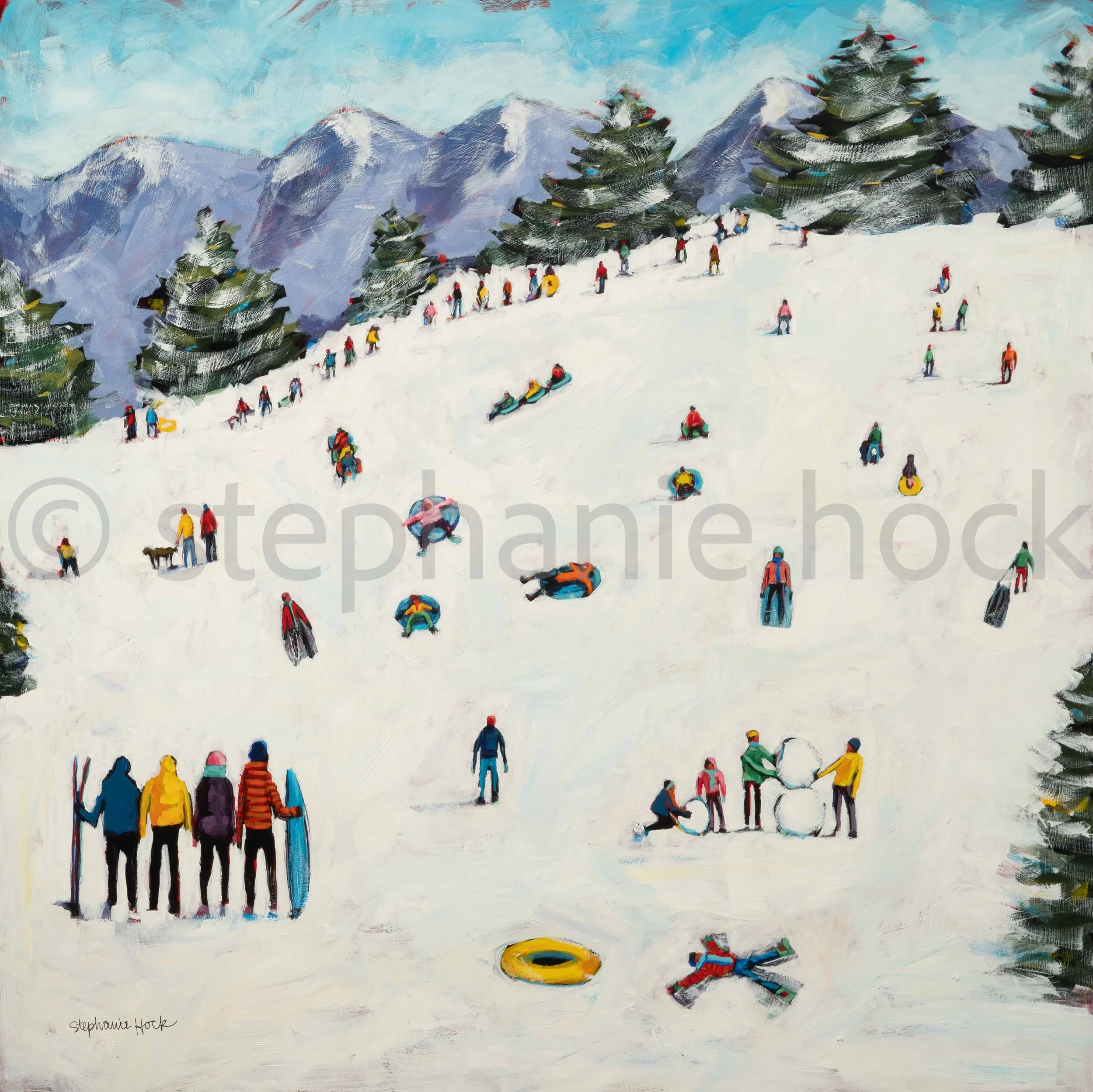"Play Day" 
36x36 inches
$4,250