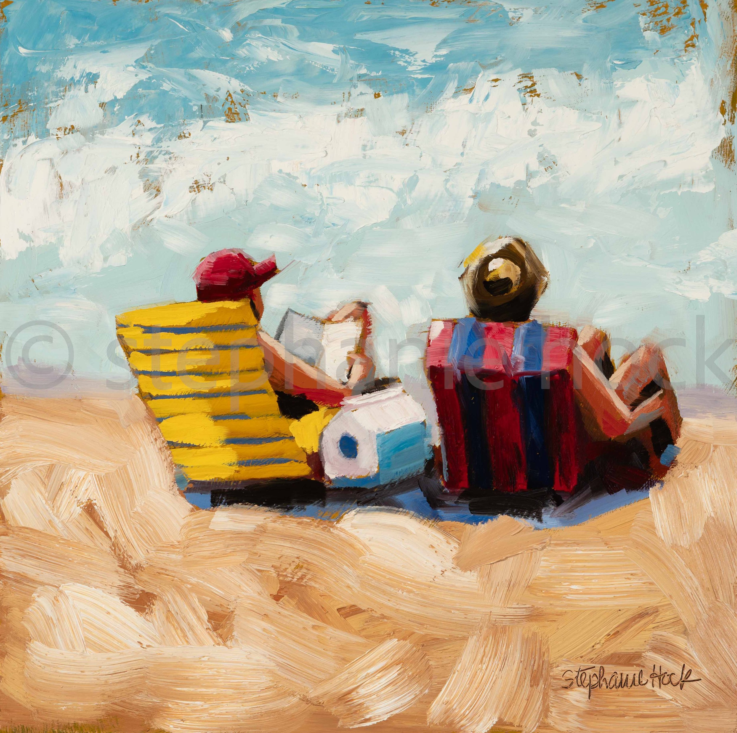 "Beach Joy" 
12x12 inches
$700