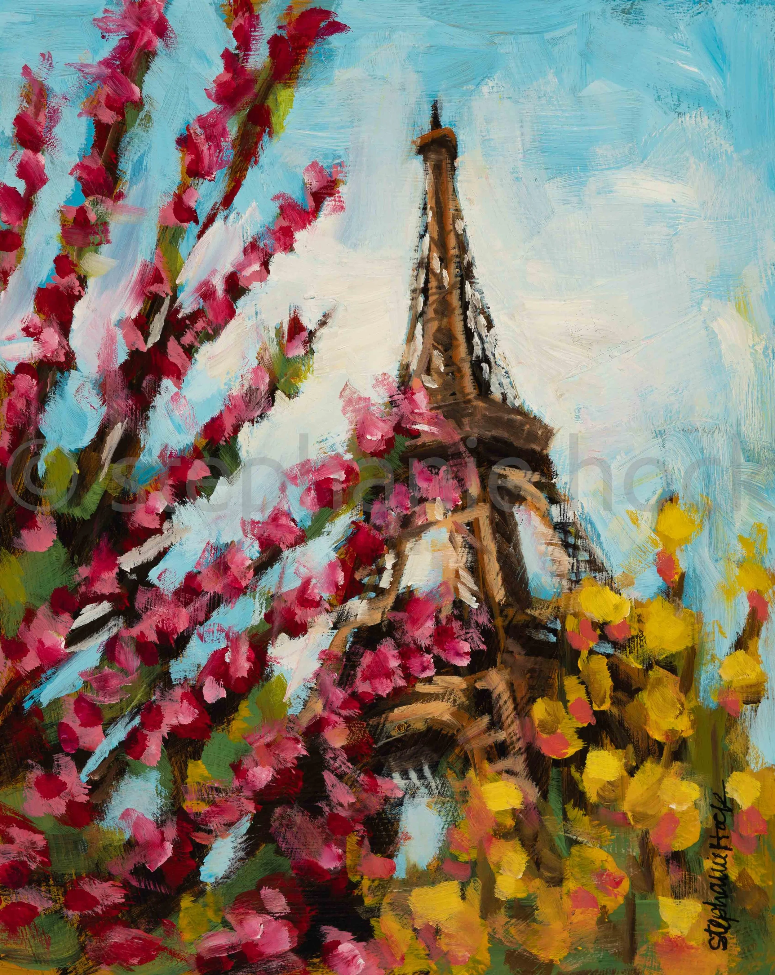 "Eiffel Tower Study 3"
8x10
$575