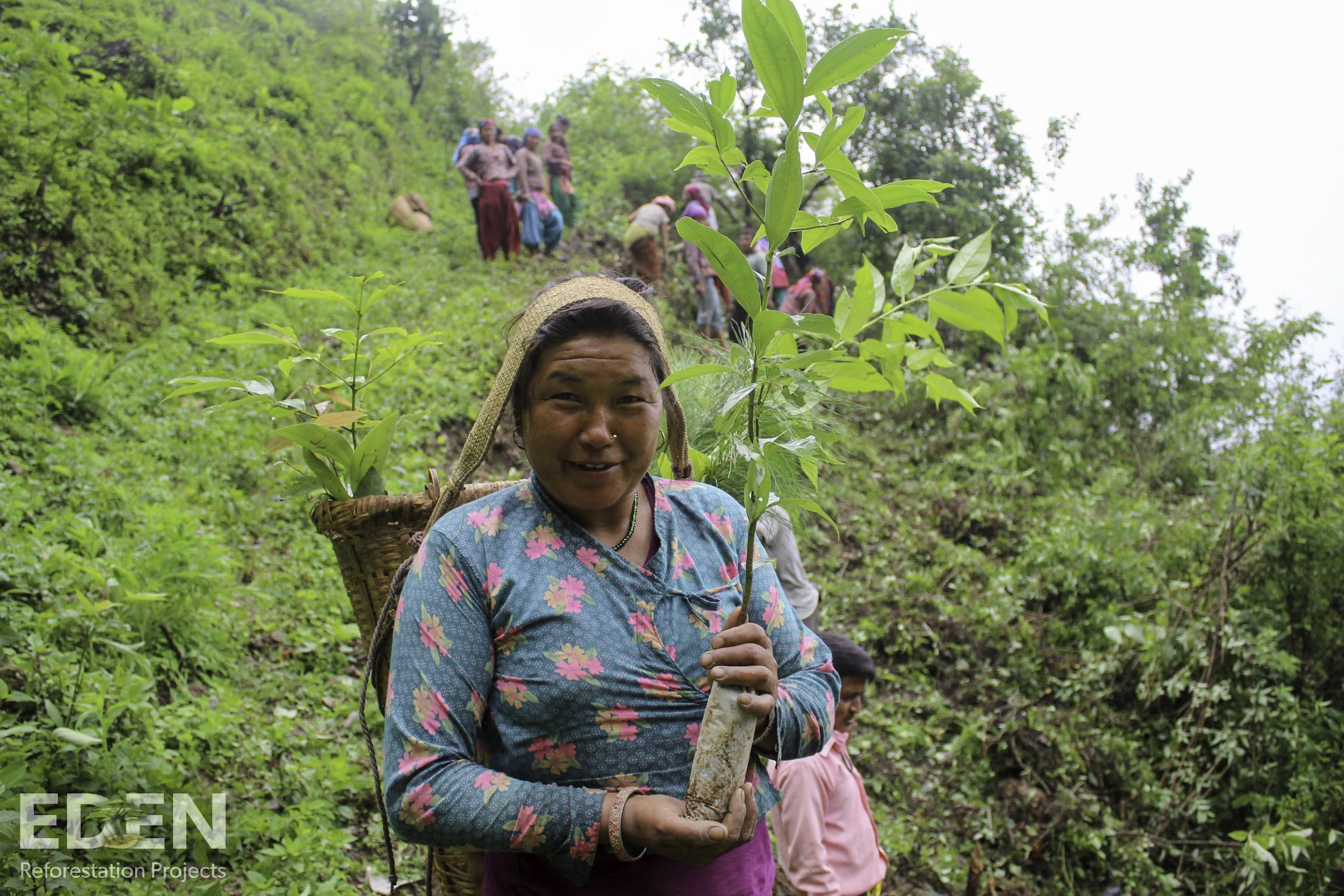 Nepal_2018_Nawalparasi_Nursery director Bhima Sharu leading the plantation activities.jpg