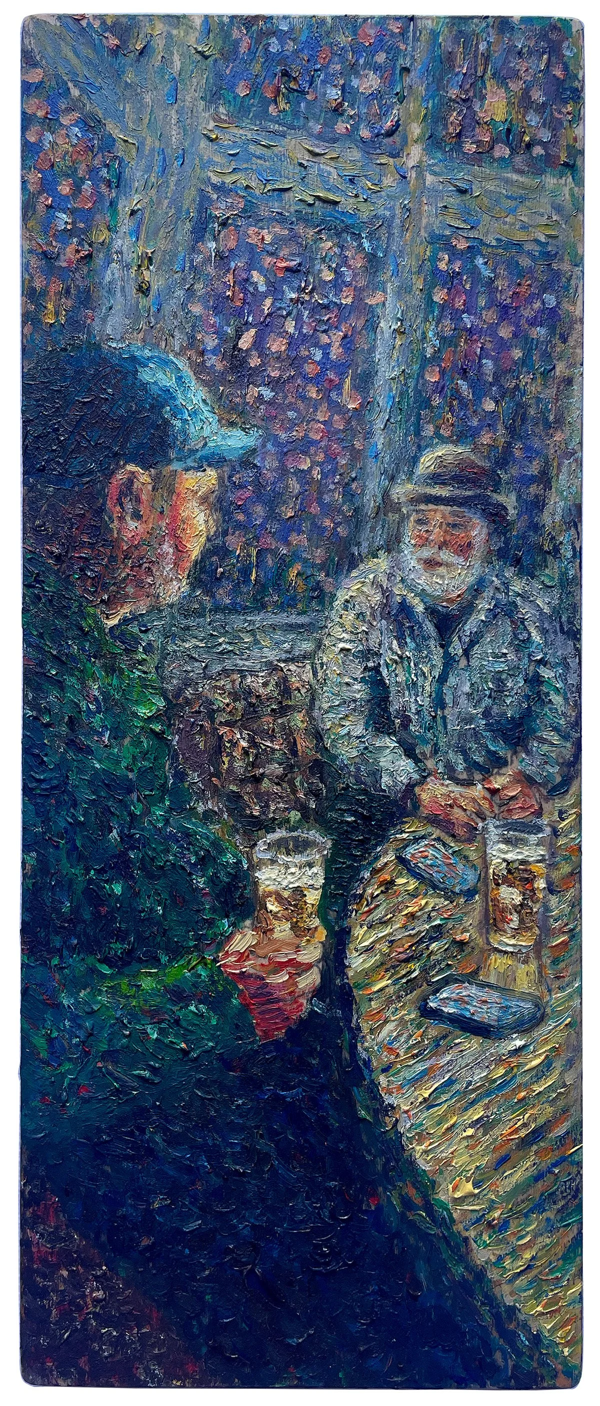 Down the pub with Nick and Jamie, discussing the price of beer while out of the window the infinite void of the interstellar expanse and the relativistic quantum continuum unfolds forever