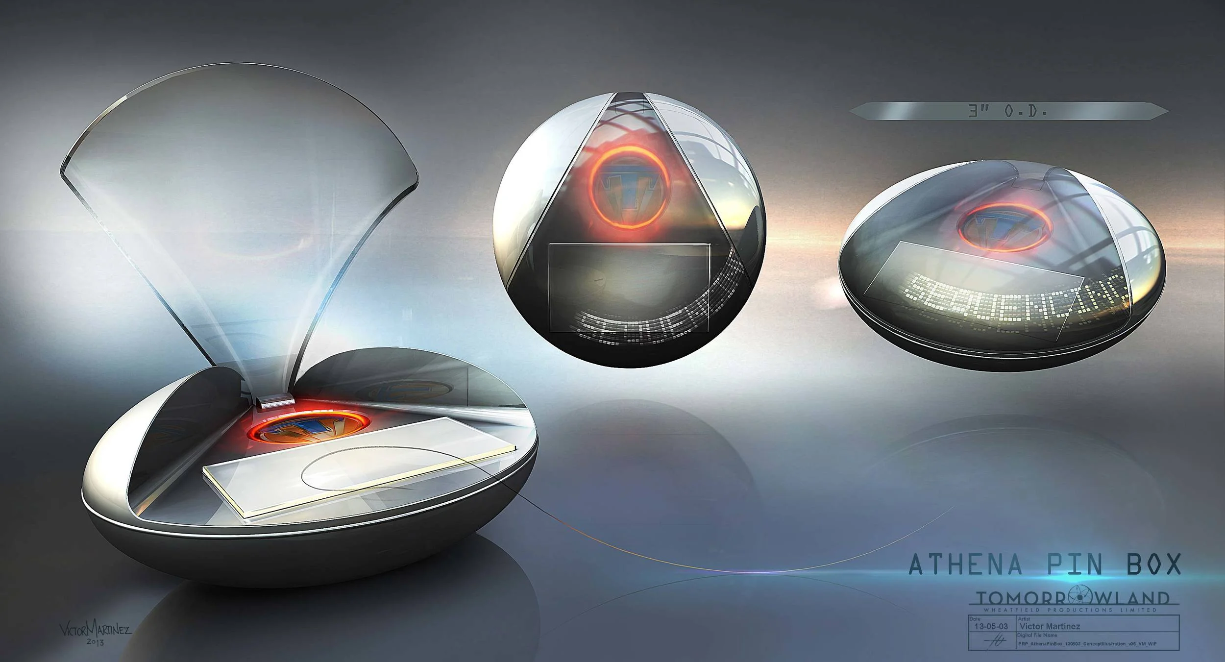 Tomorrowland: Athena's Pin Box