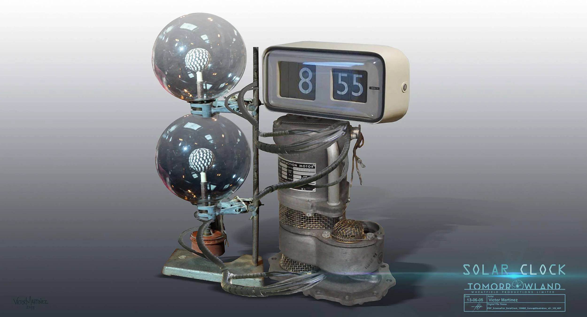 Tomorrowland: Science Fair Solar Clock Invention