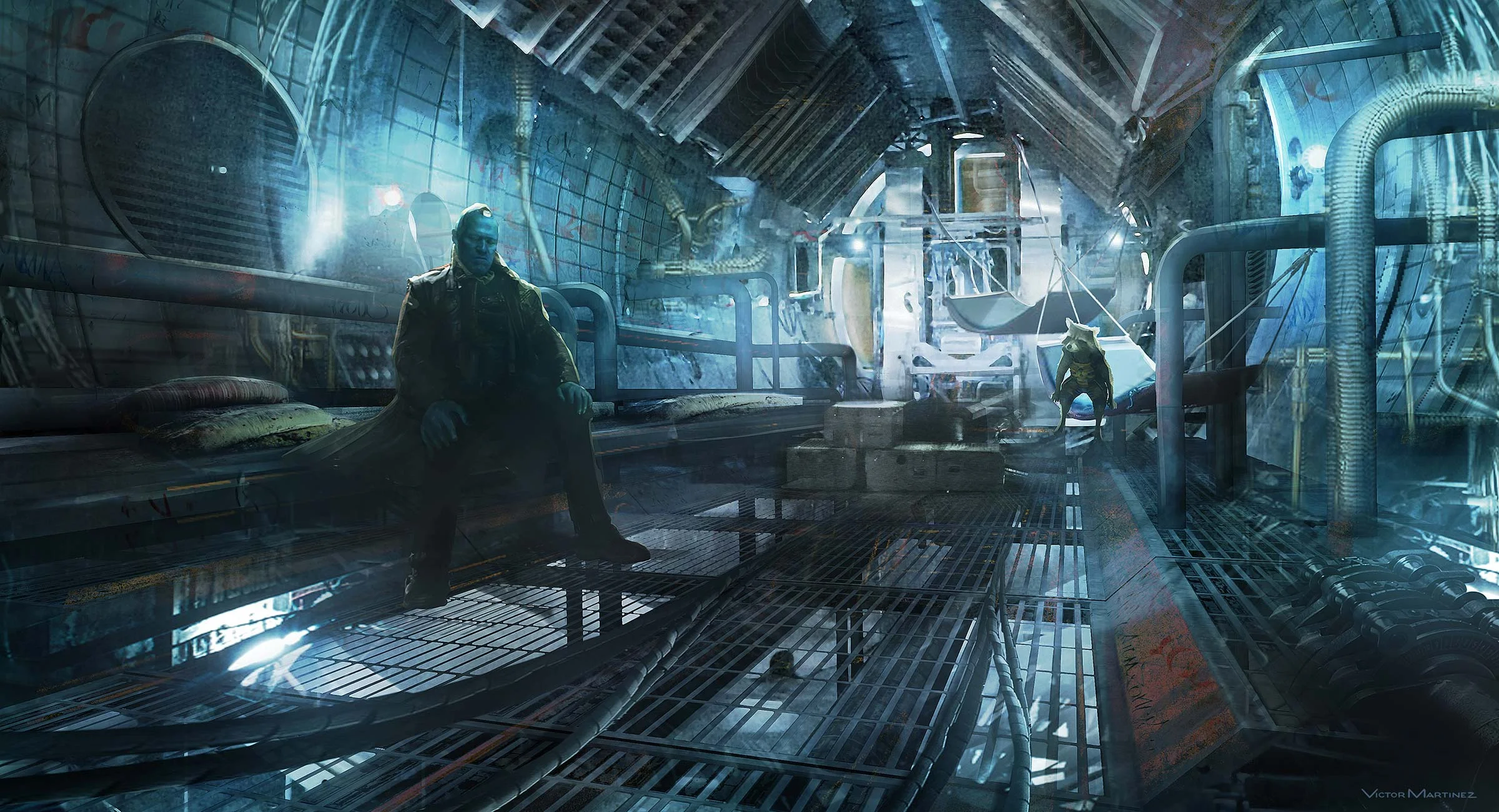 Guardians of the Galaxy Vol. 2 - Eclector Prisoner Holding Cell Concept