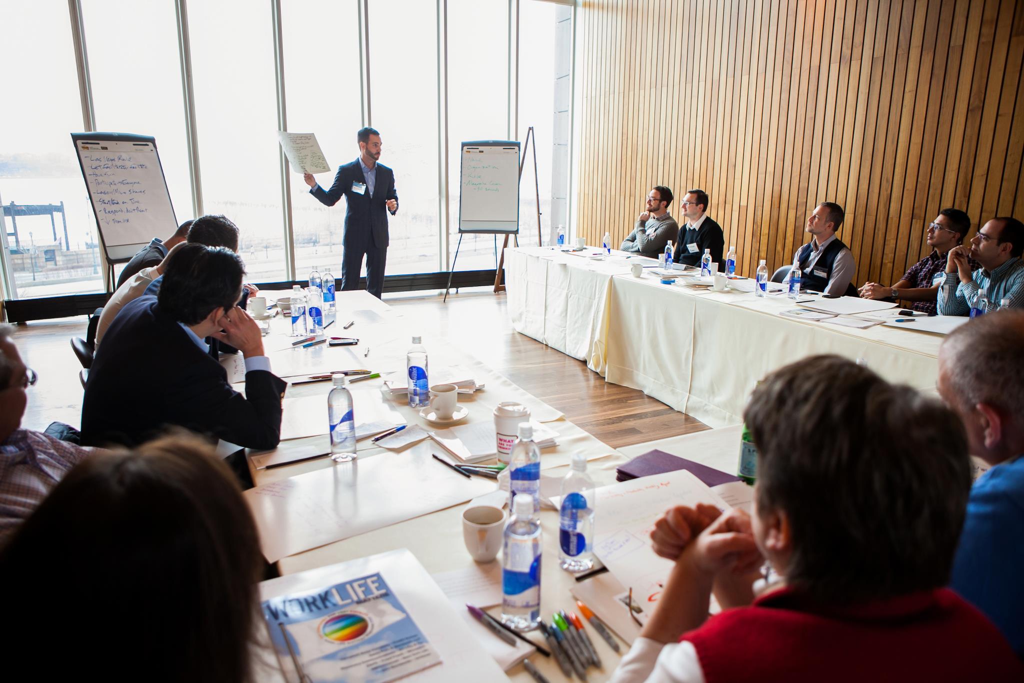 Ben facilitating a retreat and training sessions for Directors from multiple Boards of Directors at The Standard Hotel in NYC's Meatpacking District