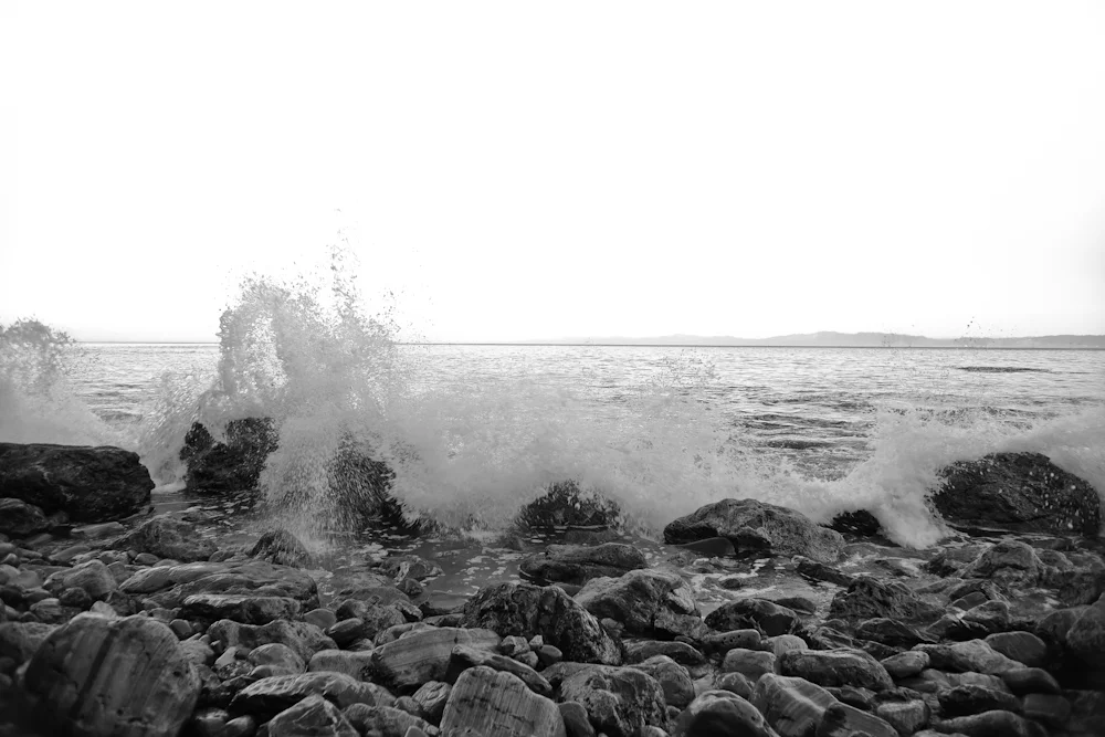 Crashing waves, spray, water, rocks, ocean...yeah...I find at one image with this background.