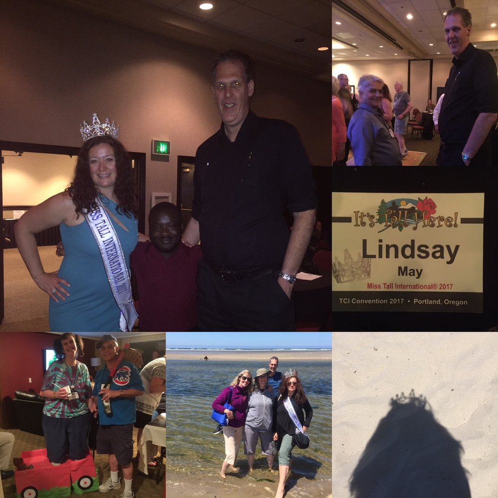 Tall Club Convention 2017 where Lindsay May won Miss TI