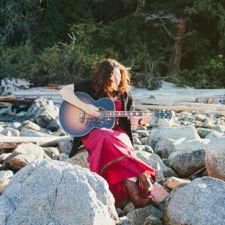 making up a tune at the beach :)