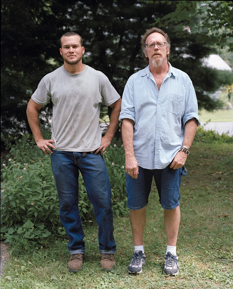 Kurt and Kenny Archival Inkjet, 40” x 50,” 2017 From an ongoing body of work investigating addiction, dysfunction, familial relations and the struggle of working class Americans.