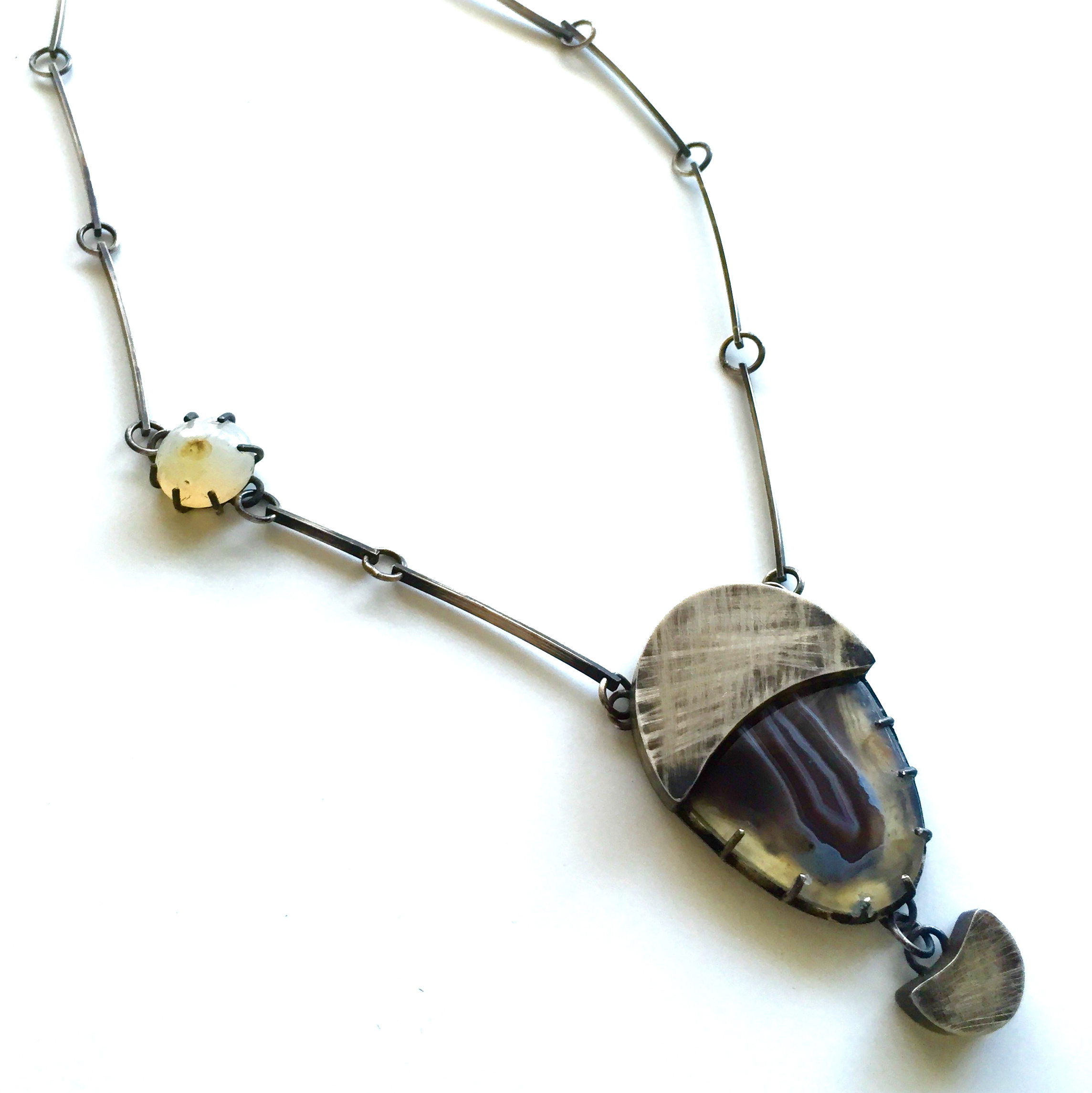 Another hand-fabricated necklace for rain and re-growth