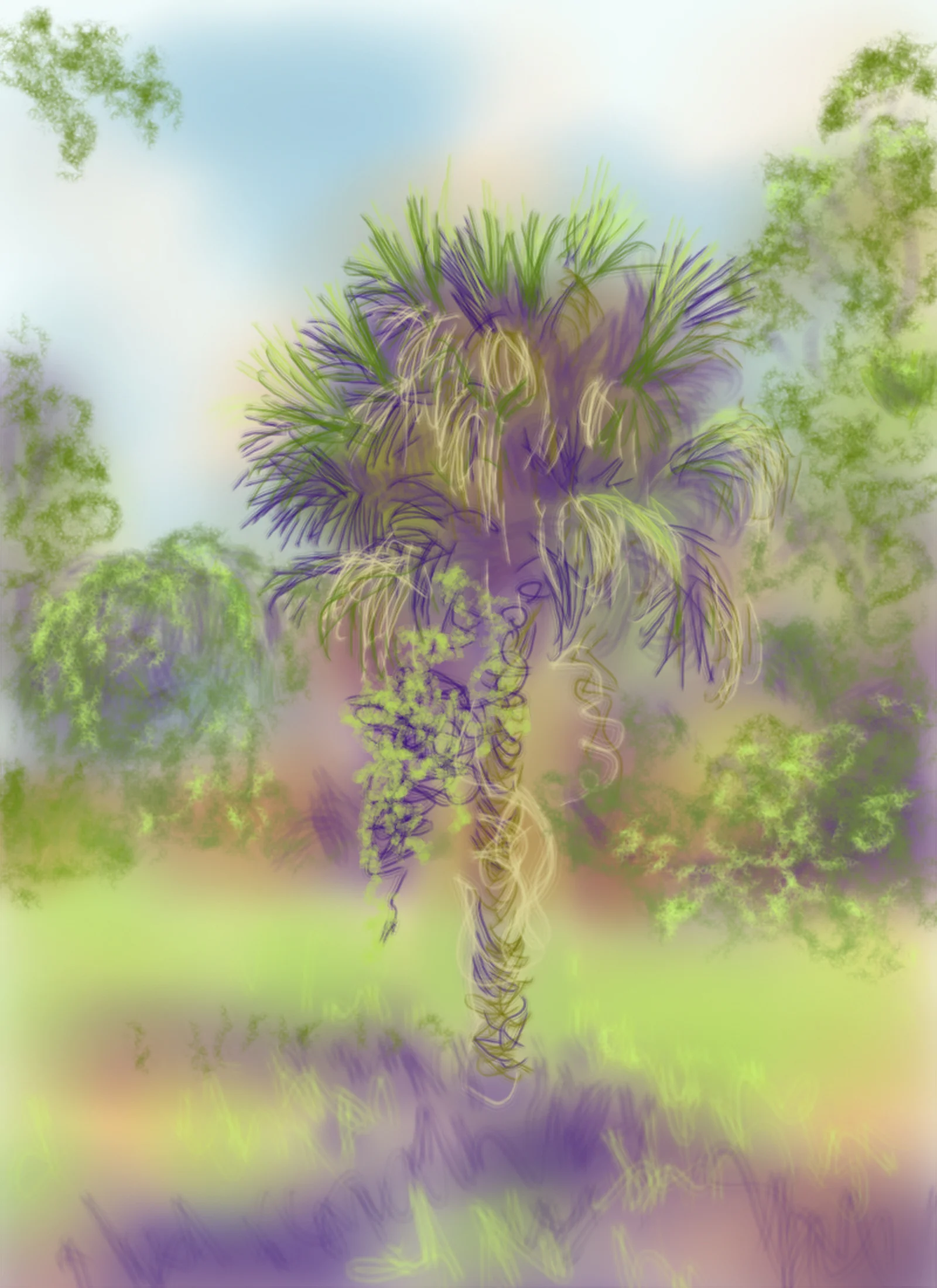Shaggy Palm , digital