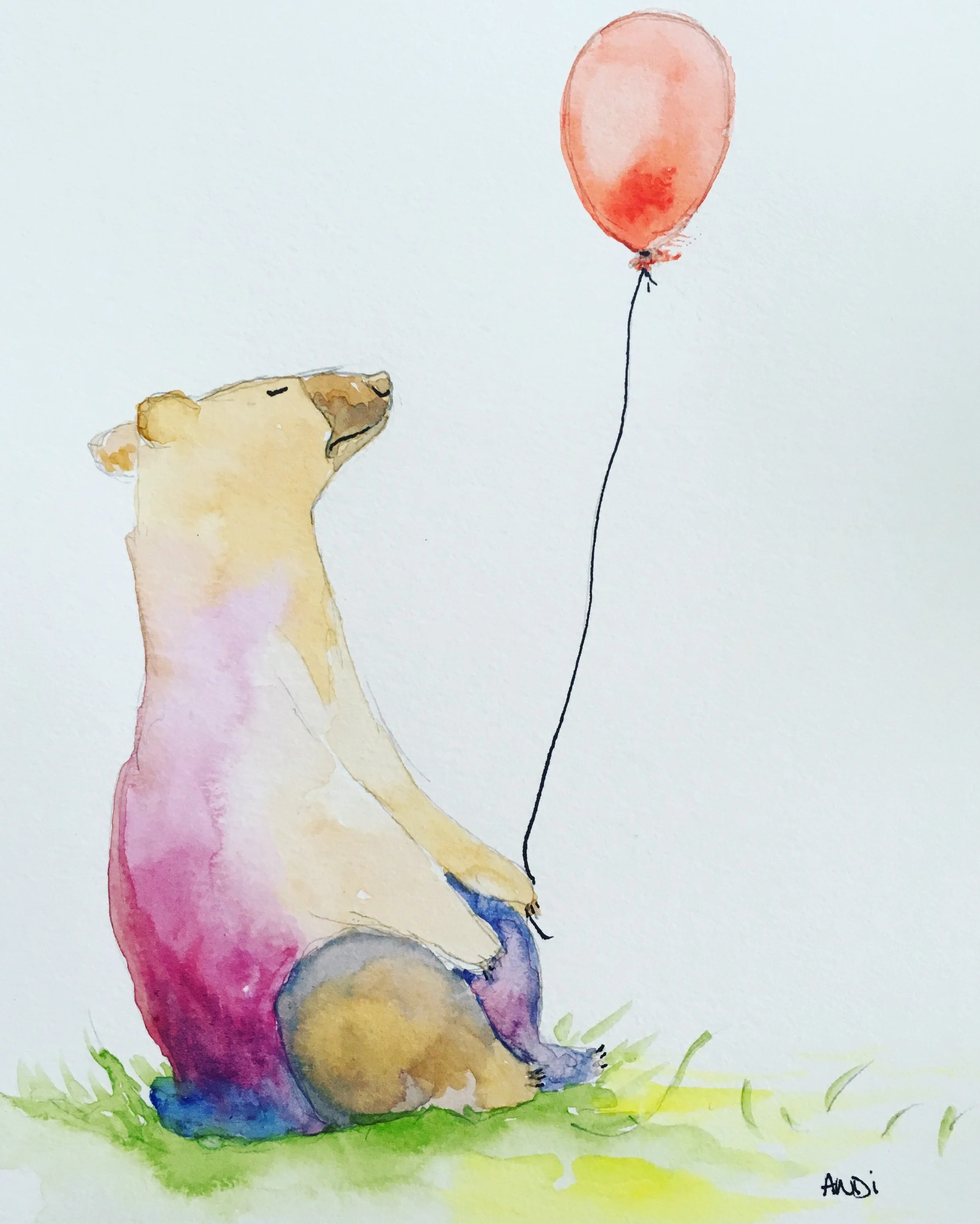 Bear and Balloon
