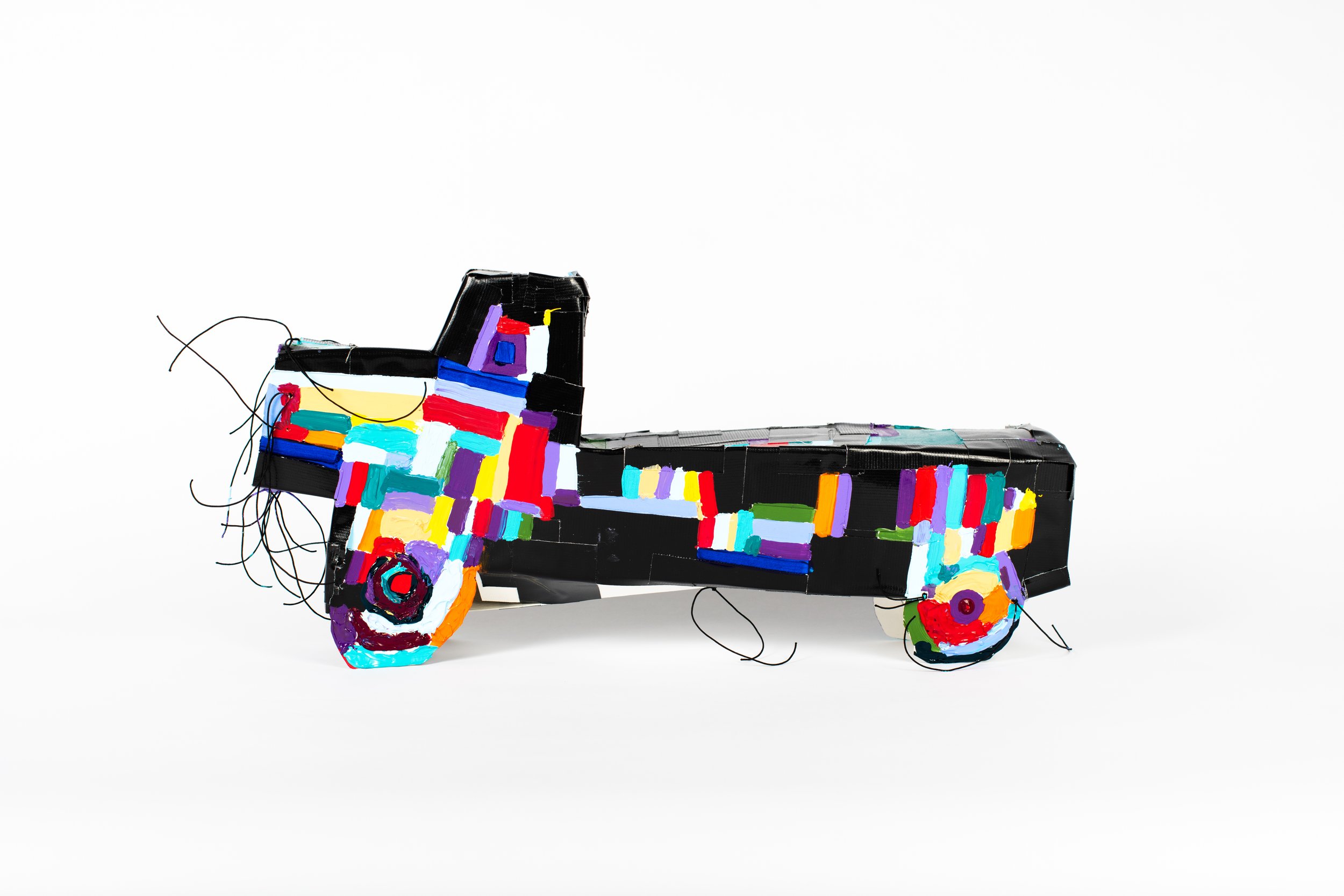 "Truck With Whiskers" left