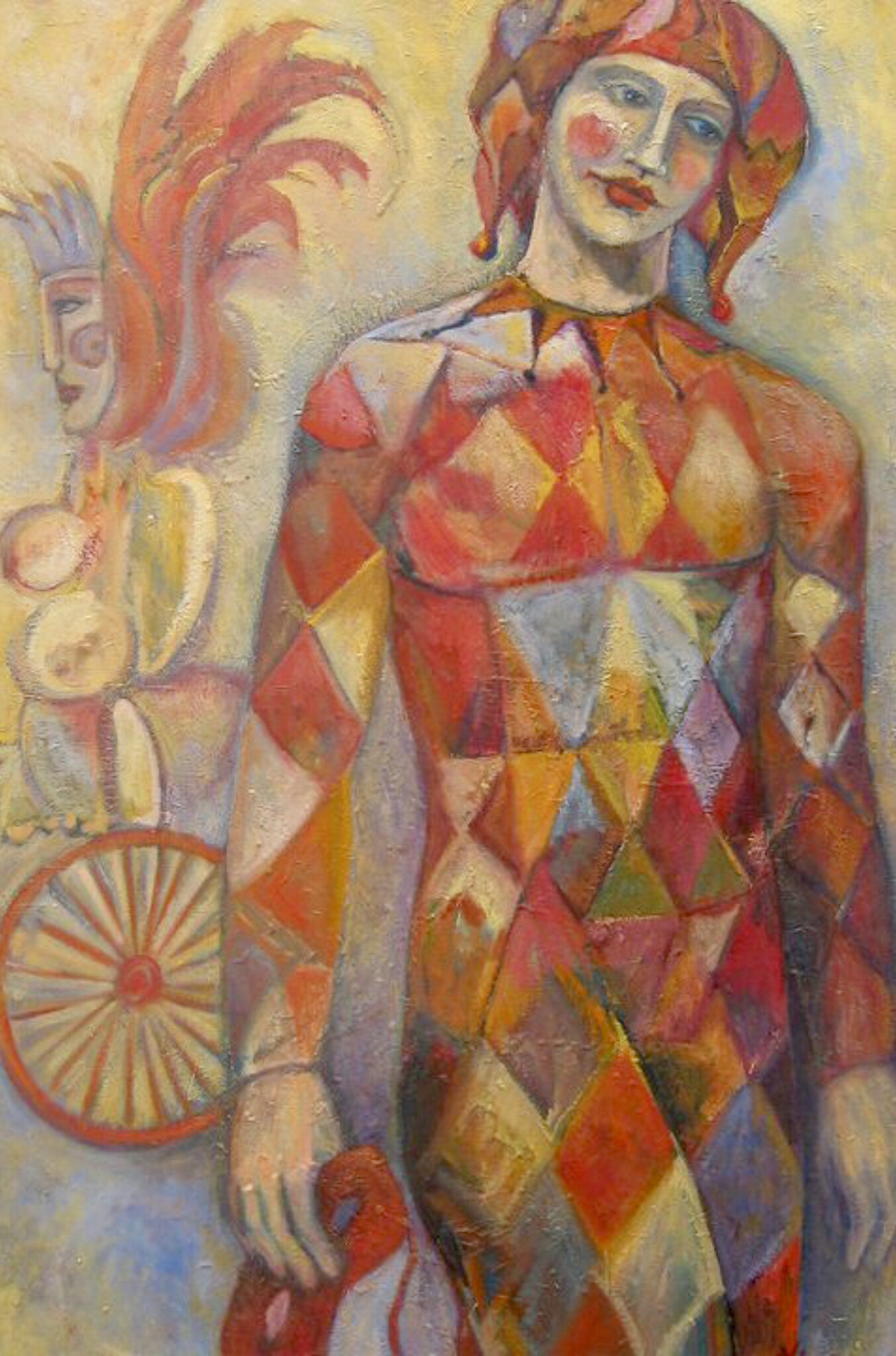 “Jester” oil on canvas