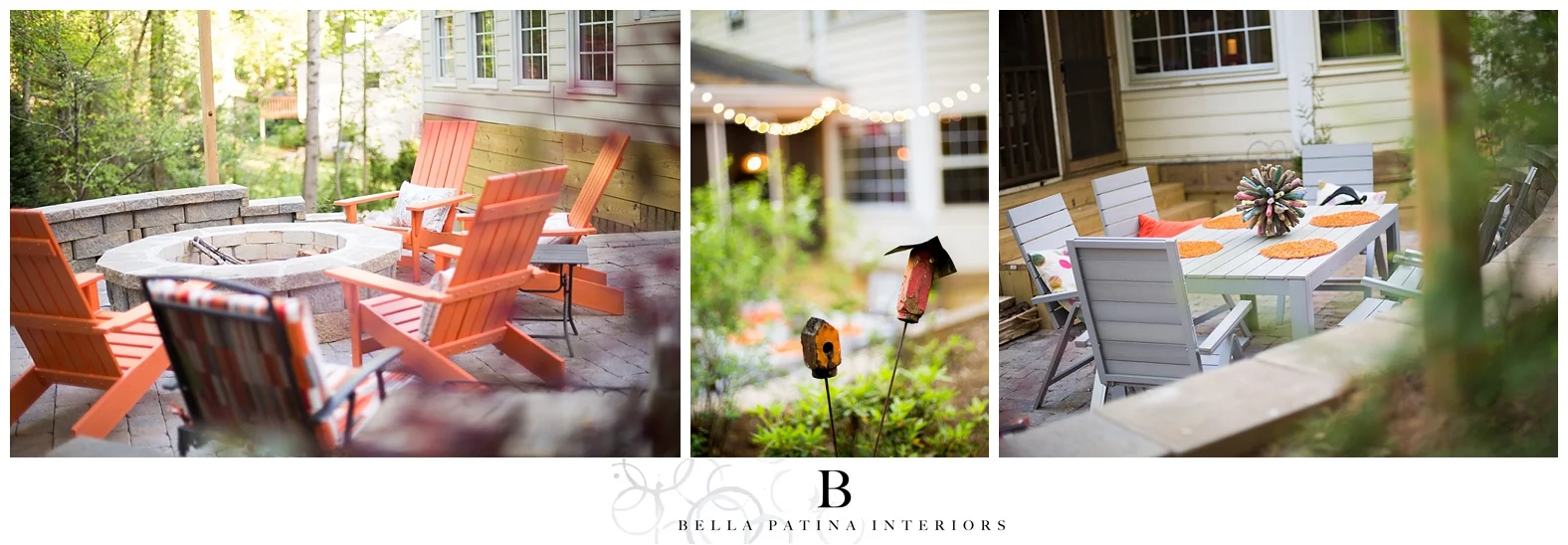 A gorgeous backyard remodel gets fresh furnishings and lighting with Bella Patina.