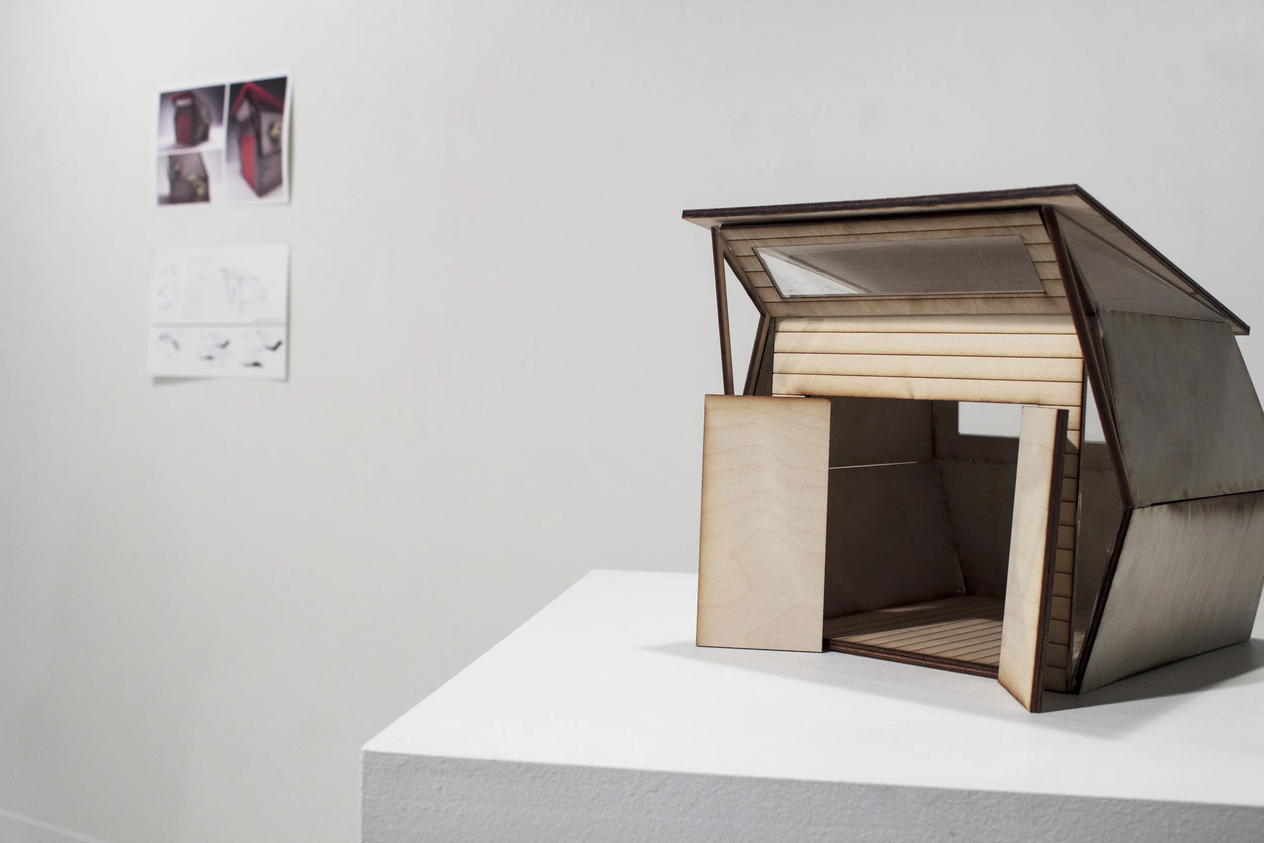 Shed, Scaled model Maddy Afshar and collaborator Collin Adair, Industrial Designers