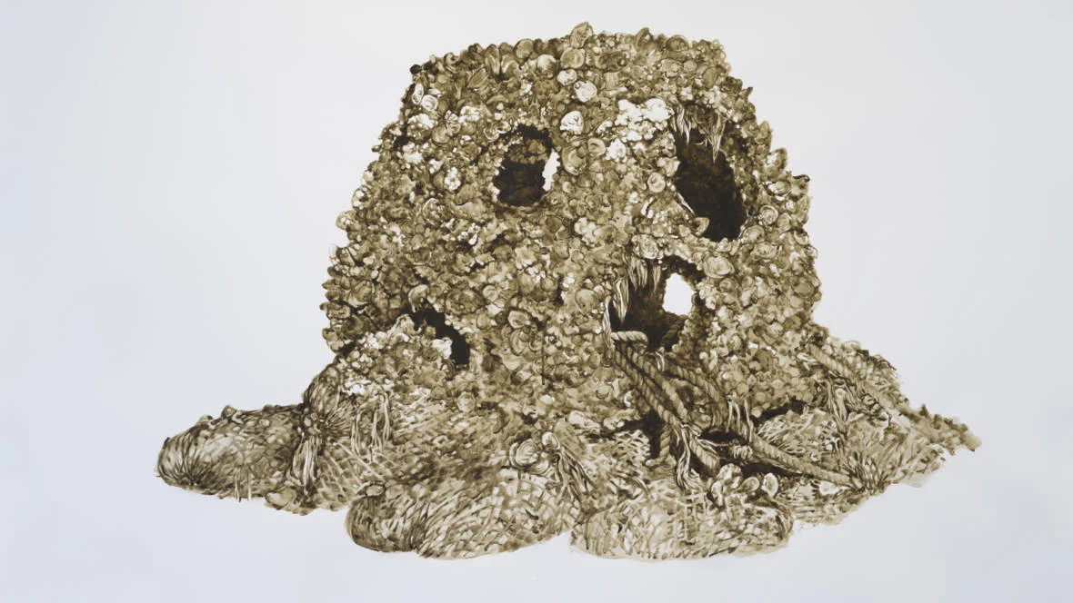 Tanja Geis, 'Reef Ball,' 2017. ( Courtesy the artist and Embark Gallery, San Francisco)
