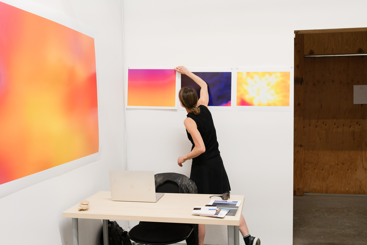 Blatt in her San Francisco studio. (Graham Holoch/KQED)