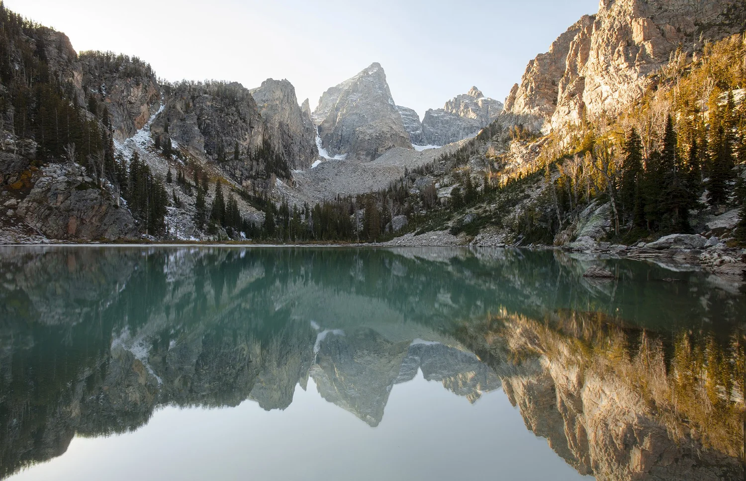 Delta Lake in Grand Teton National Park — photograph by Adam Stagner