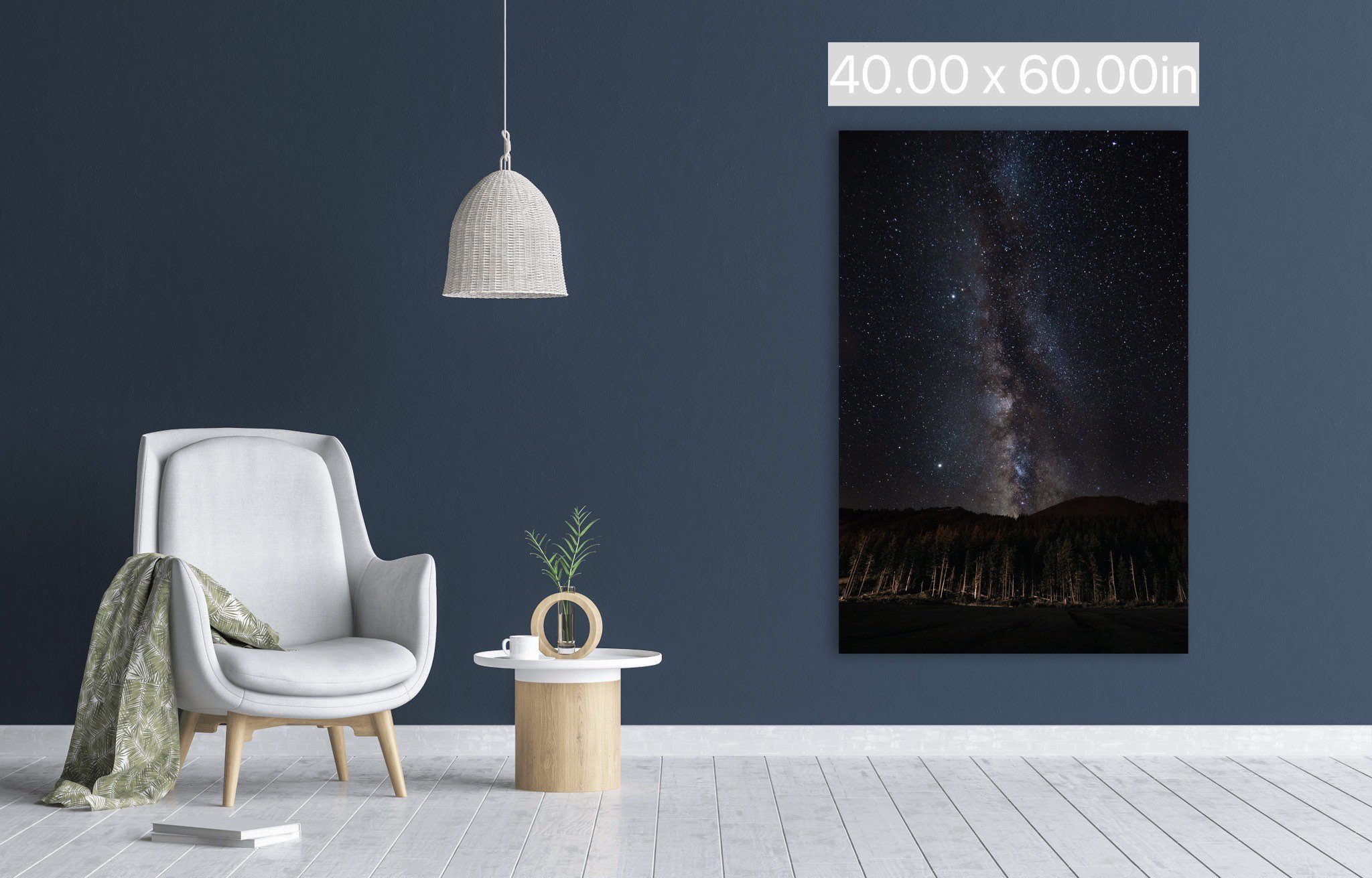 Pacific North West Milky Way | Bend Oregon Art PNW Stars Night Sky Print Landscape Photography Canvas Metal