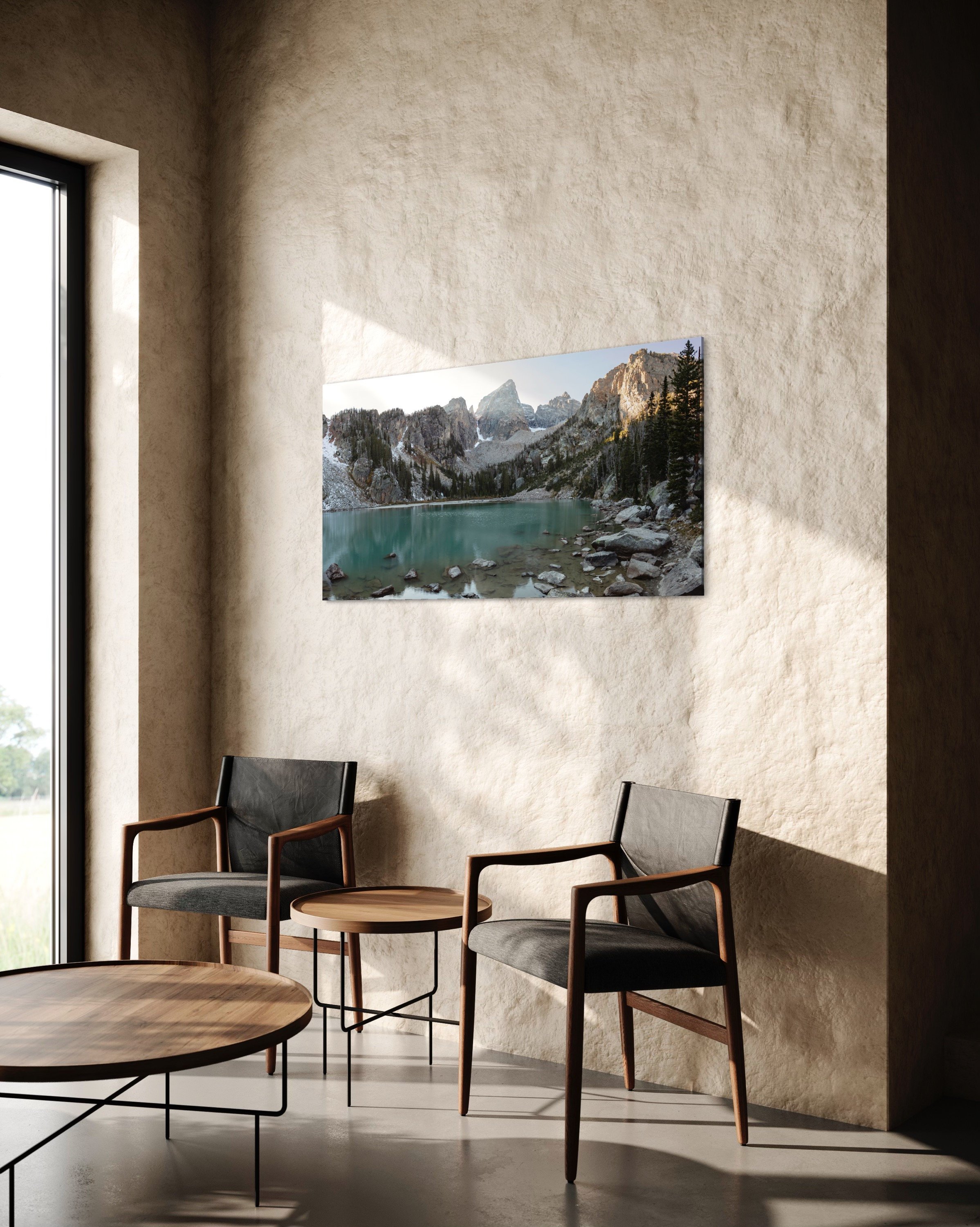 Mountain Oasis | Delta Lake Grand Teton National Park Wyoming Wall Art Canvas Print Metal Decor Photography Home Office