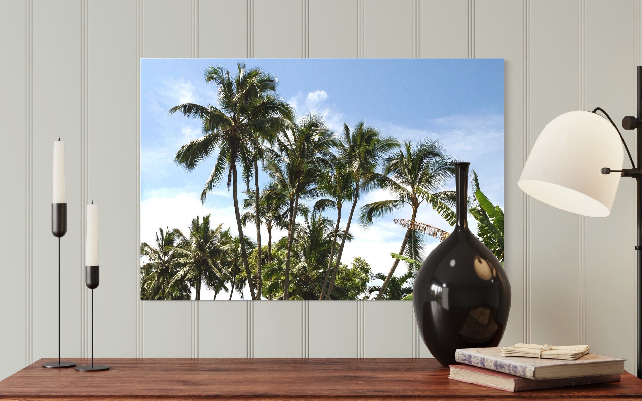 Hana Palms | Road to Hawaii Pictures Maui Photography Island Canvas Prints Metal Wall Art