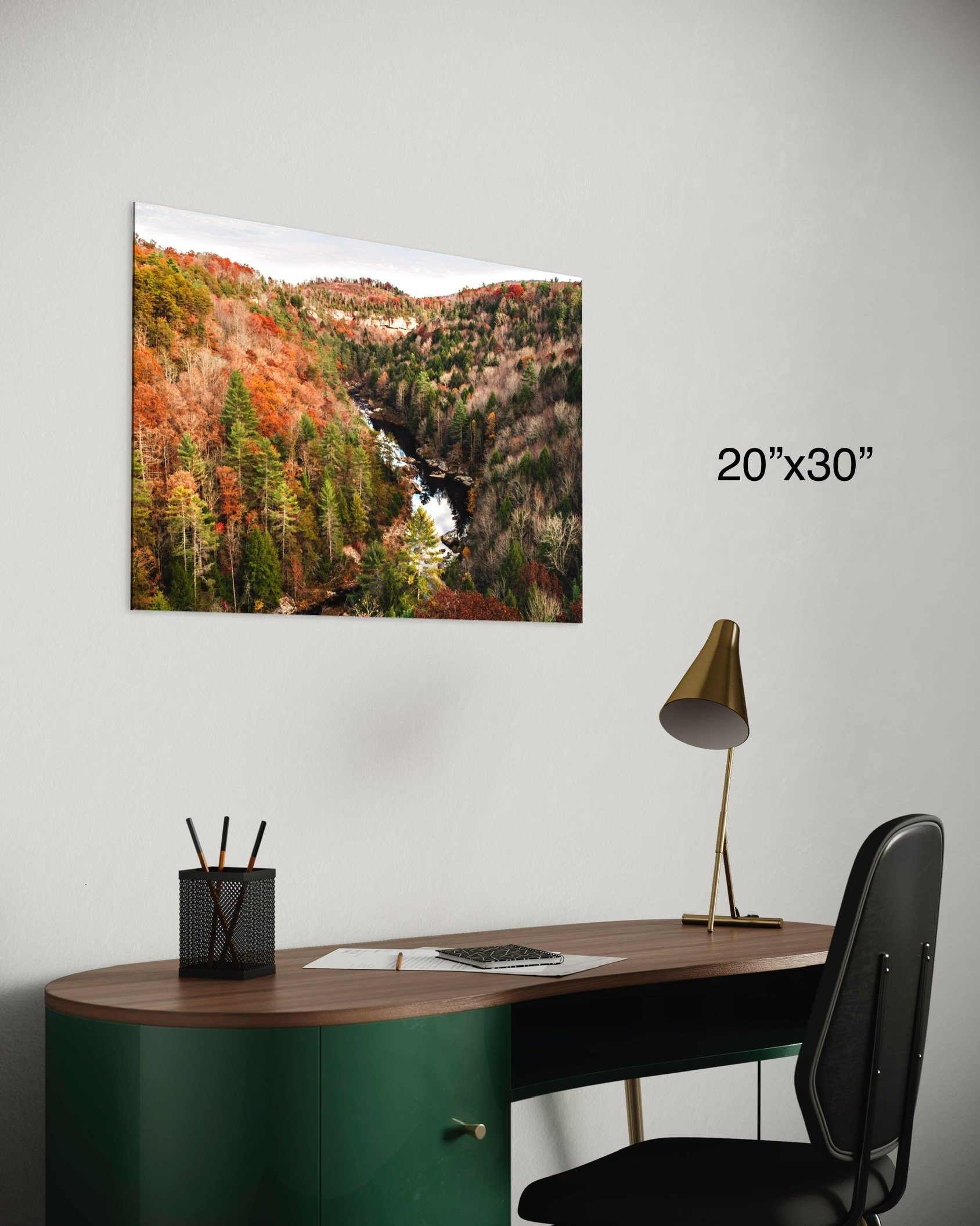 Lilly Bluff Overlook | Lancing Tennessee Obed River Landscape Photography Scenic Area Canvas Prints Metal Wall Art