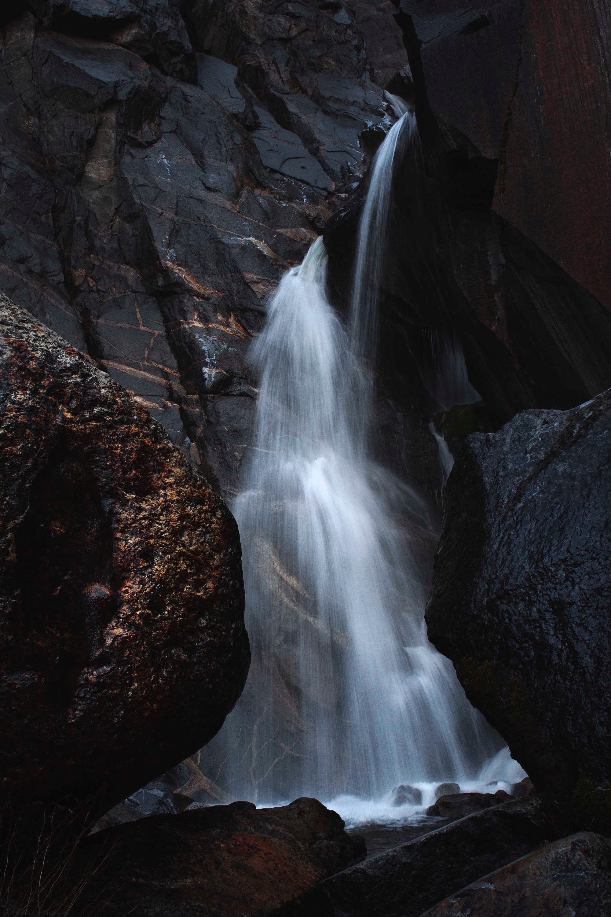 Bridal Veil Falls | Yosemite California Wall Art Nature Landscape Photography Waterfall Pictures Canvas Prints Metal