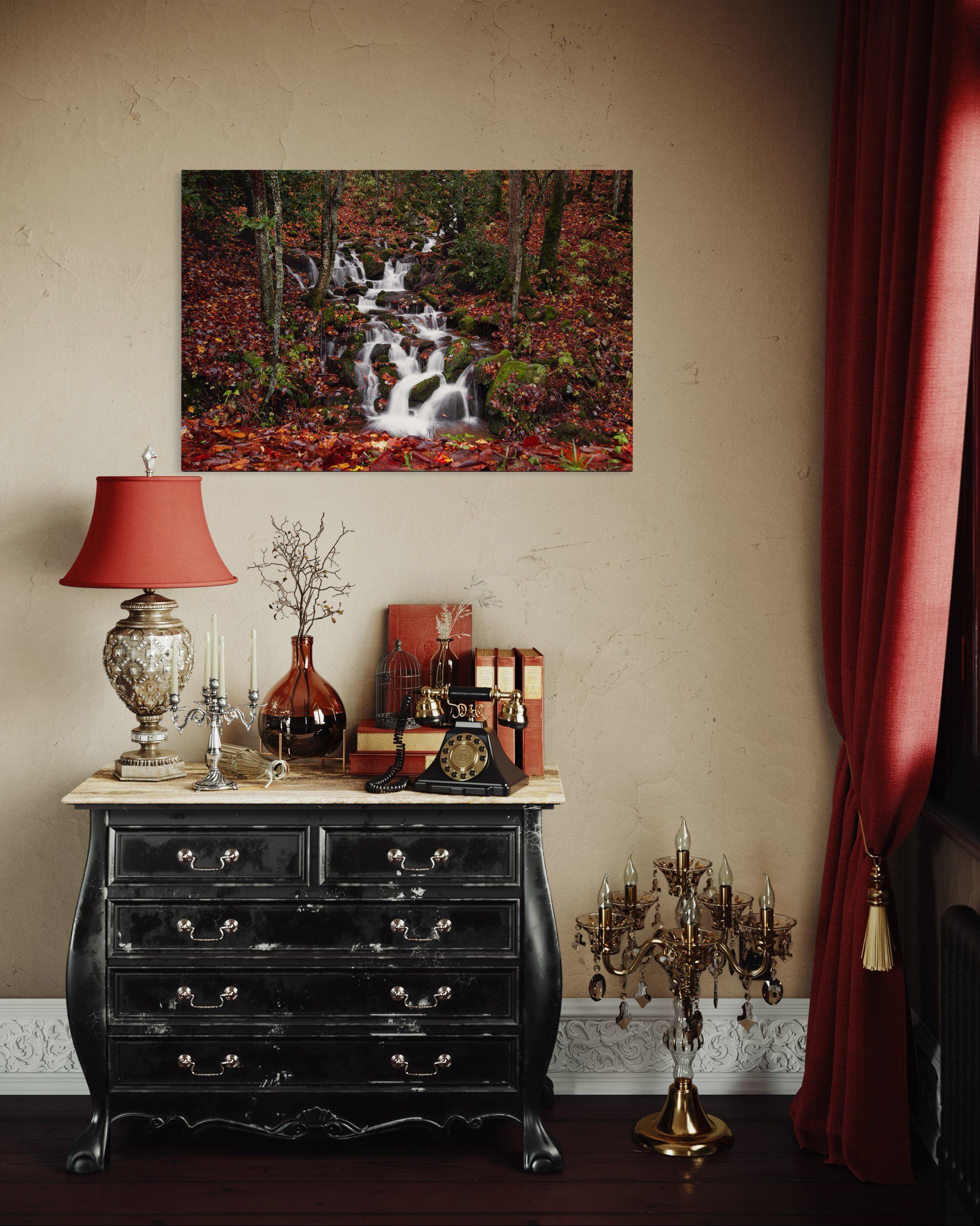 Autumn Symphony | Smoky Mountain National Park Blue Ridge Parkway Landscape Photography Fall Decor Metal Prints Canvas