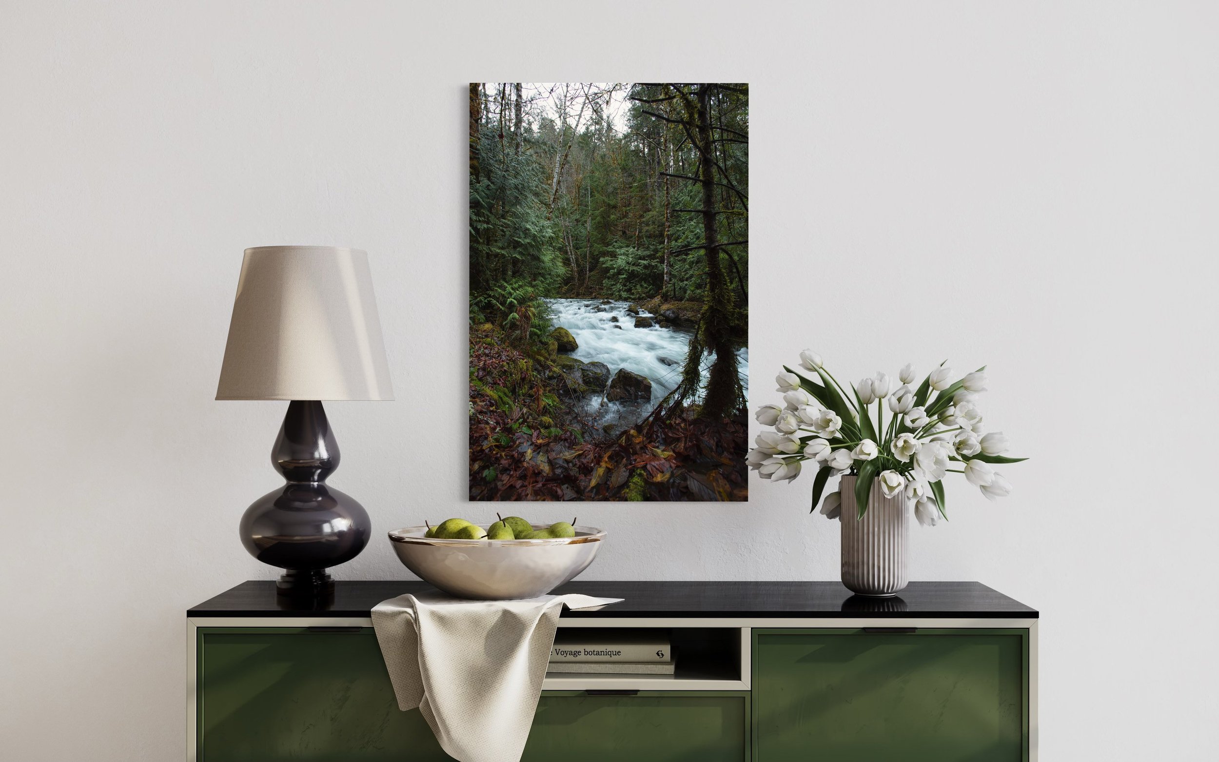 Rocky Brook | Olympic National Forest Washington PNW Nature Art Landscape Photo Metal Prints Canvas Home Decor