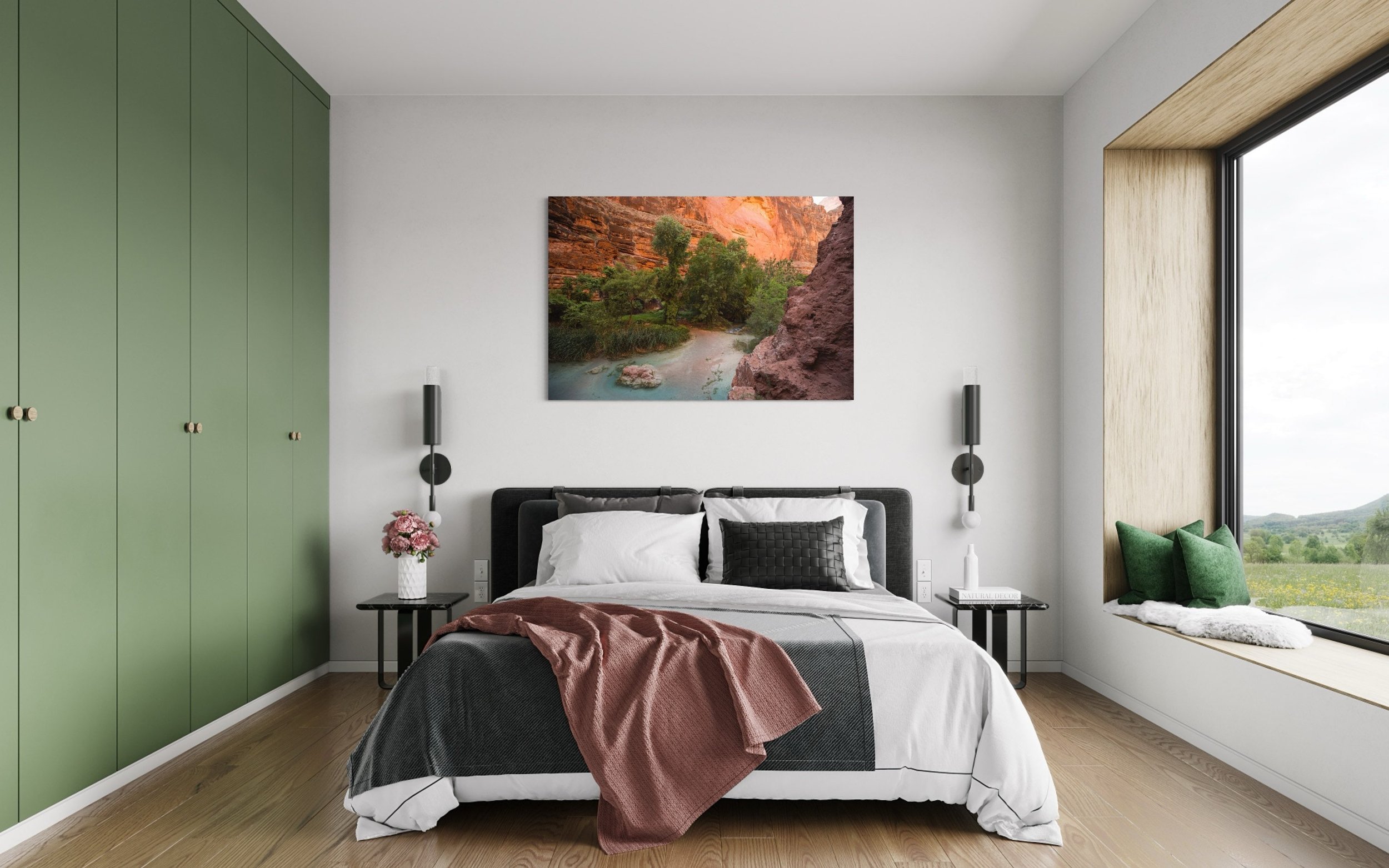 Havasu Creek | Supai Arizona Wall Art Waterfall Photography Home and Office Decor