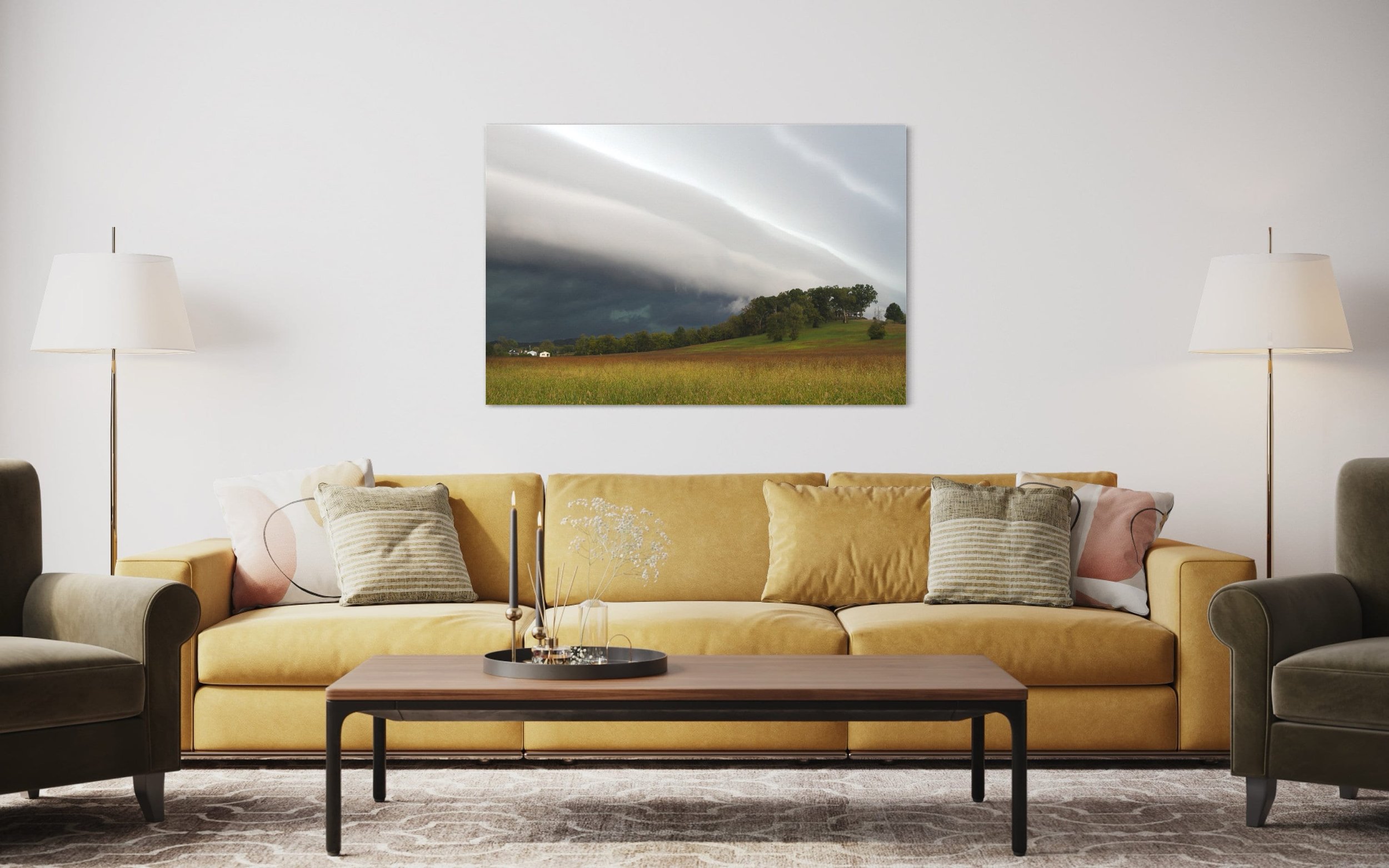 Sky Waves | Tennessee photography Cloud Wall Art Farmhouse Metal Prints Canvas Nature Landscape