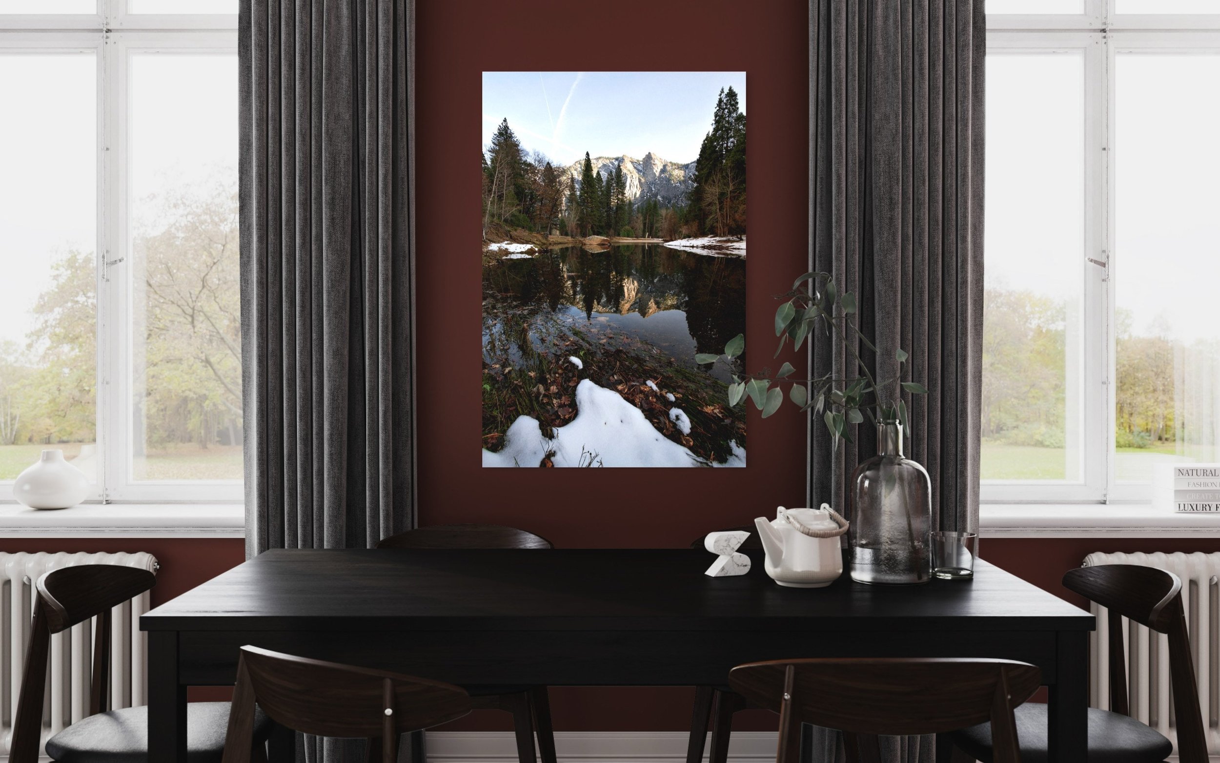 Mirror Lake | Yosemite Valley National Park California Wall Art Nature Landscape Photography Canvas Prints Metal