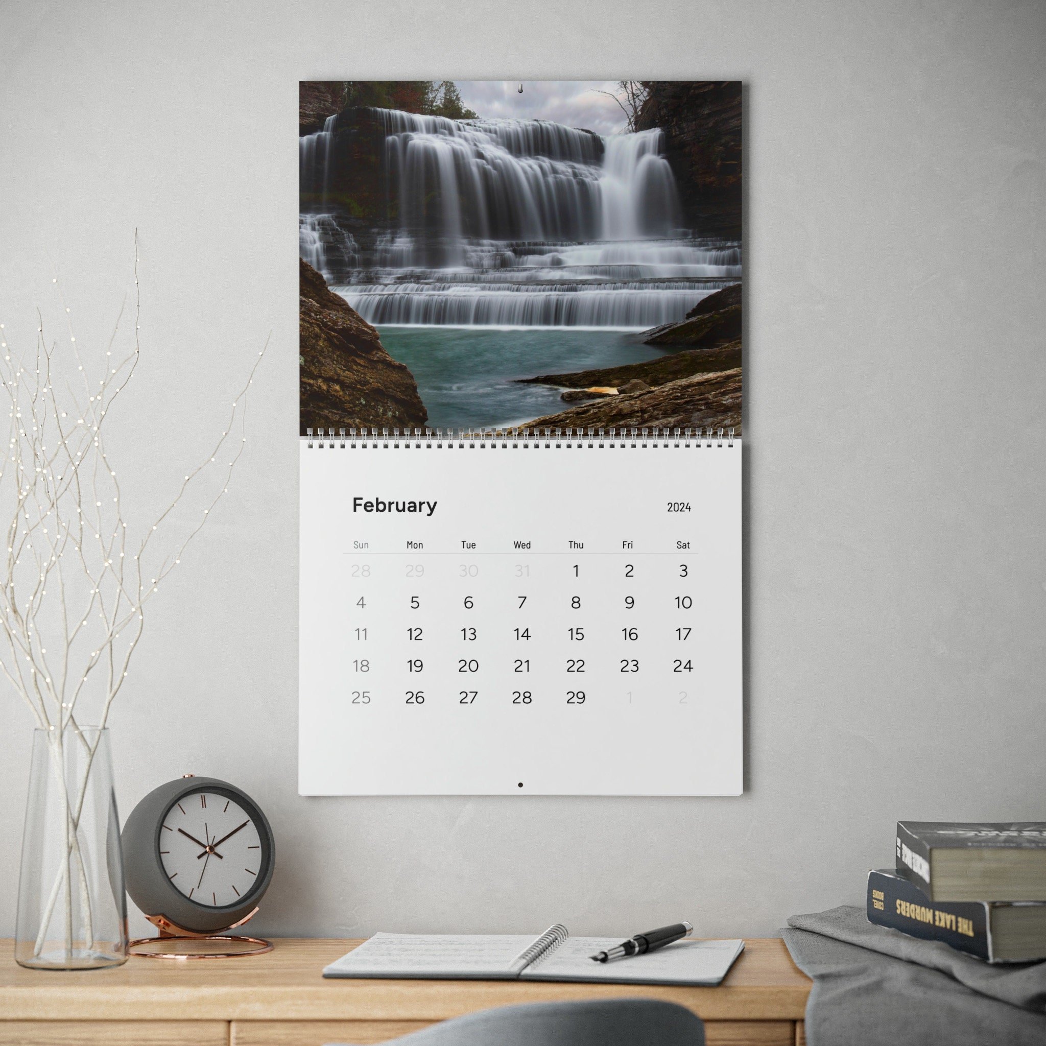 2024 Stagner Images Portfolio Wall Calendar | Nature Landscapes Waterfalls National and State Parks Schedule Keeper Home Decor