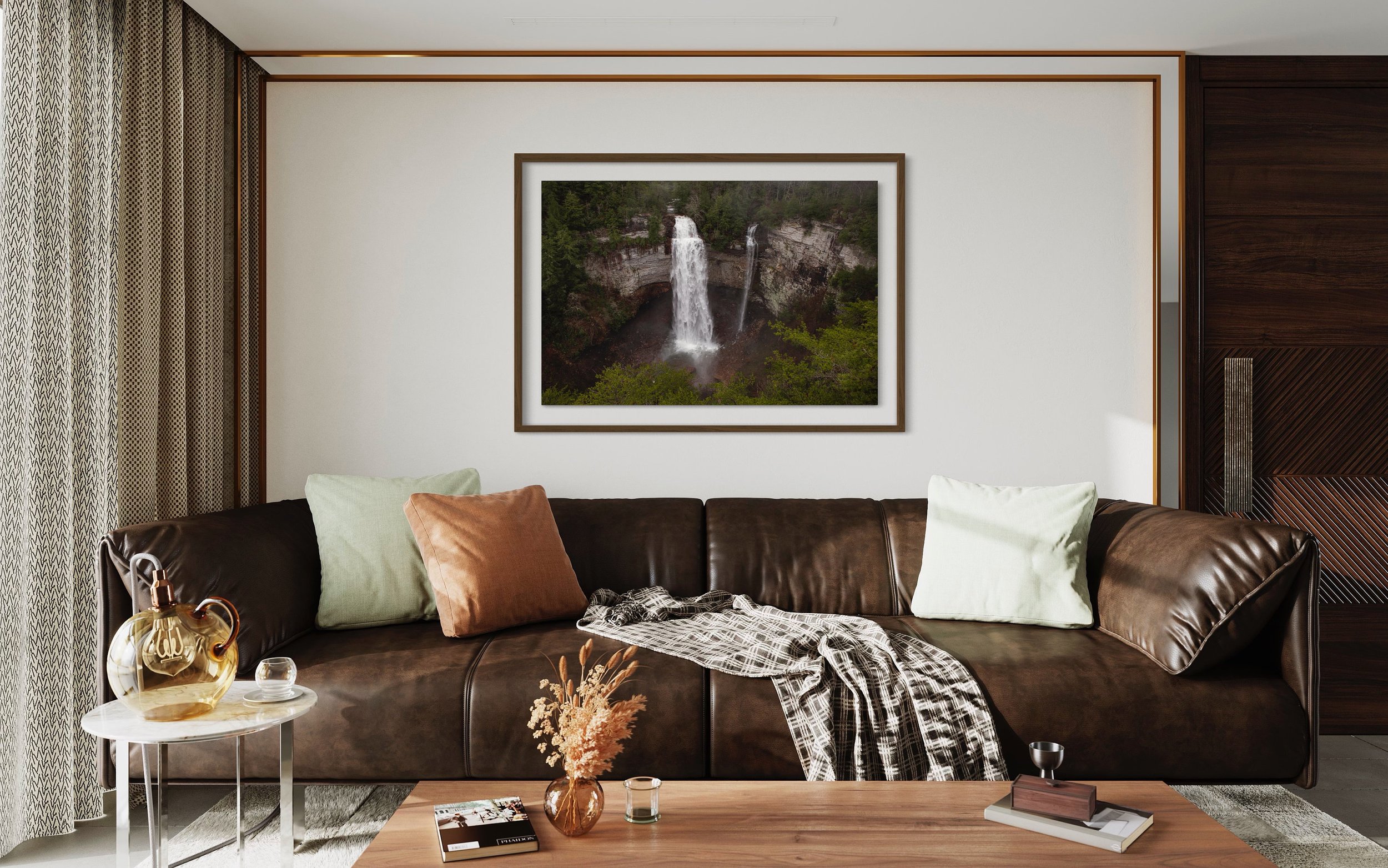 Fall Creek Falls | Tennessee Photography State Park Landscape Canvas Prints Metal Waterfall Pictures Wall Art