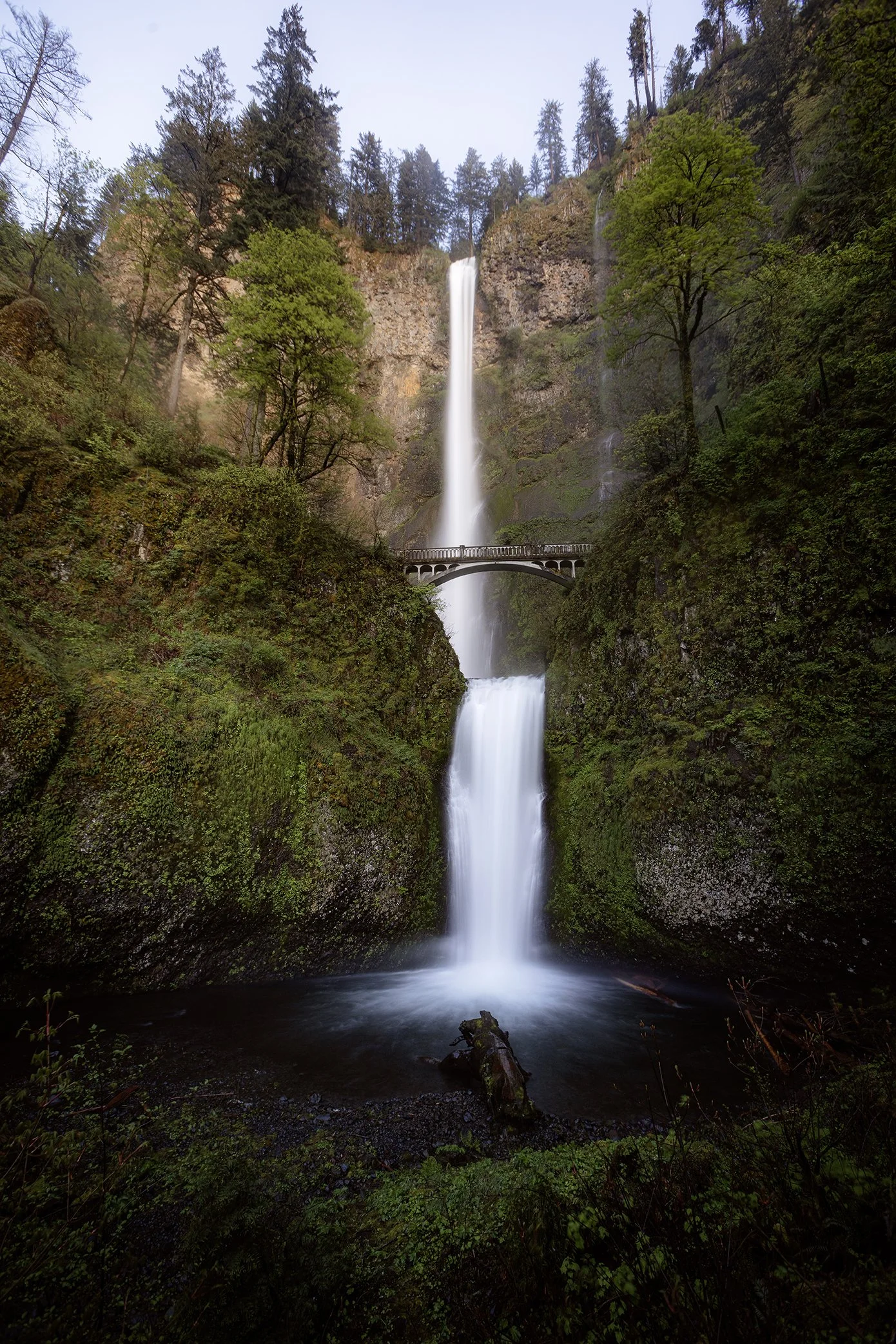 Multnomah Falls in Oregon — photograph by Adam Stagner