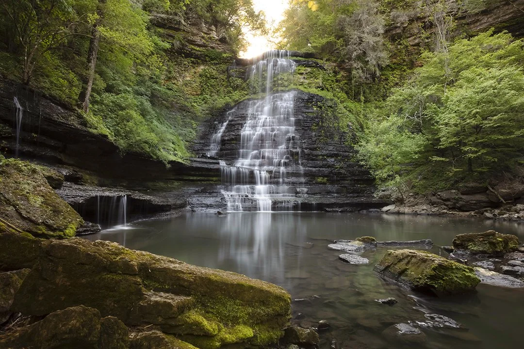 Carmac Falls at Evins Mill, photographed by Adam Stagner
