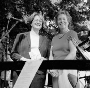 Peggy Friedman Introducing the Washington Square Music Festival