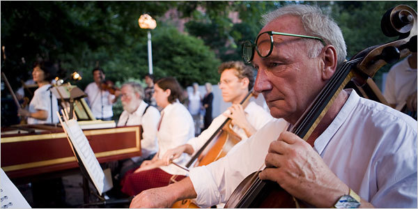 Lutz Rath Playing at the Washington Square Music Festival