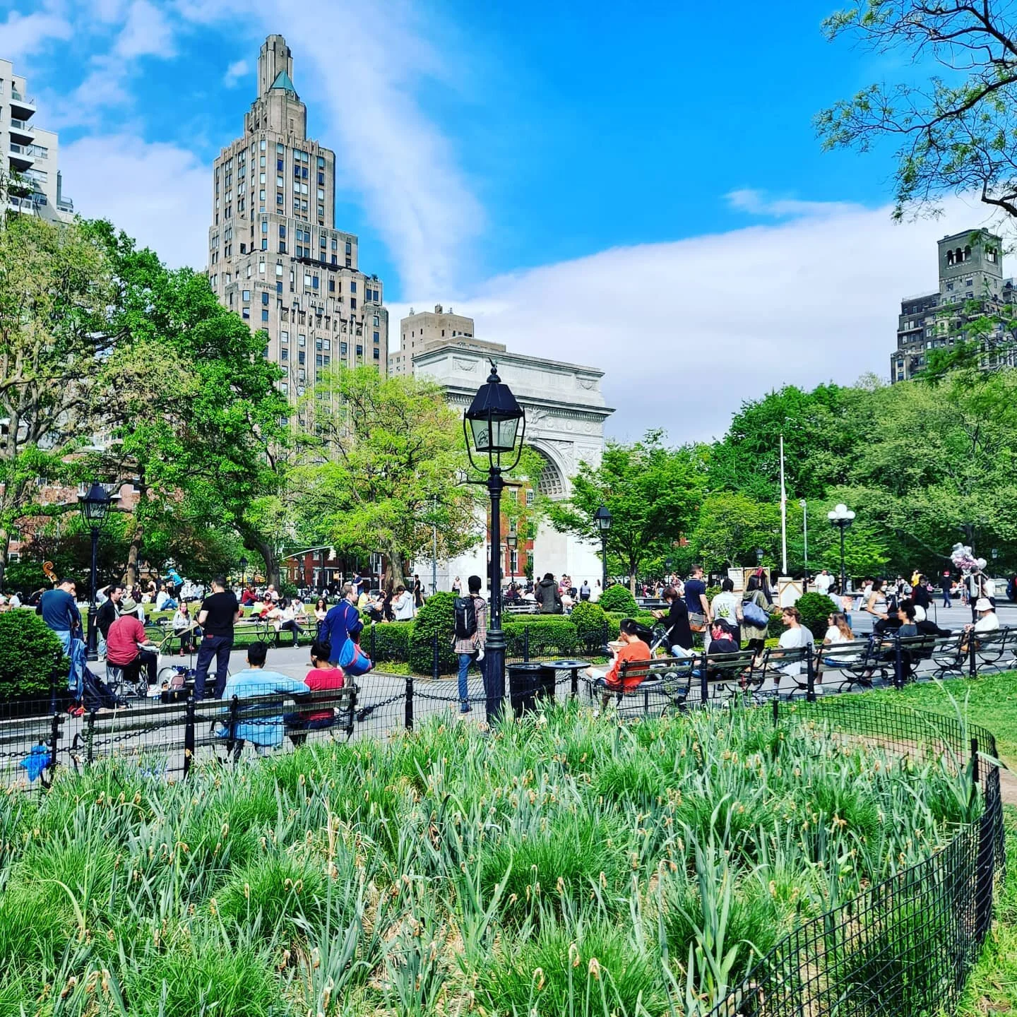 People: The life of the park. On these upcoming sunny days, enjoy the park! ☀️⛅

Check out our statement on the recent issues at the park and be on the lookout for a new series on our blog! 

Link in bio 🔗

#GreenwichVillage #Community #WashingtonSq