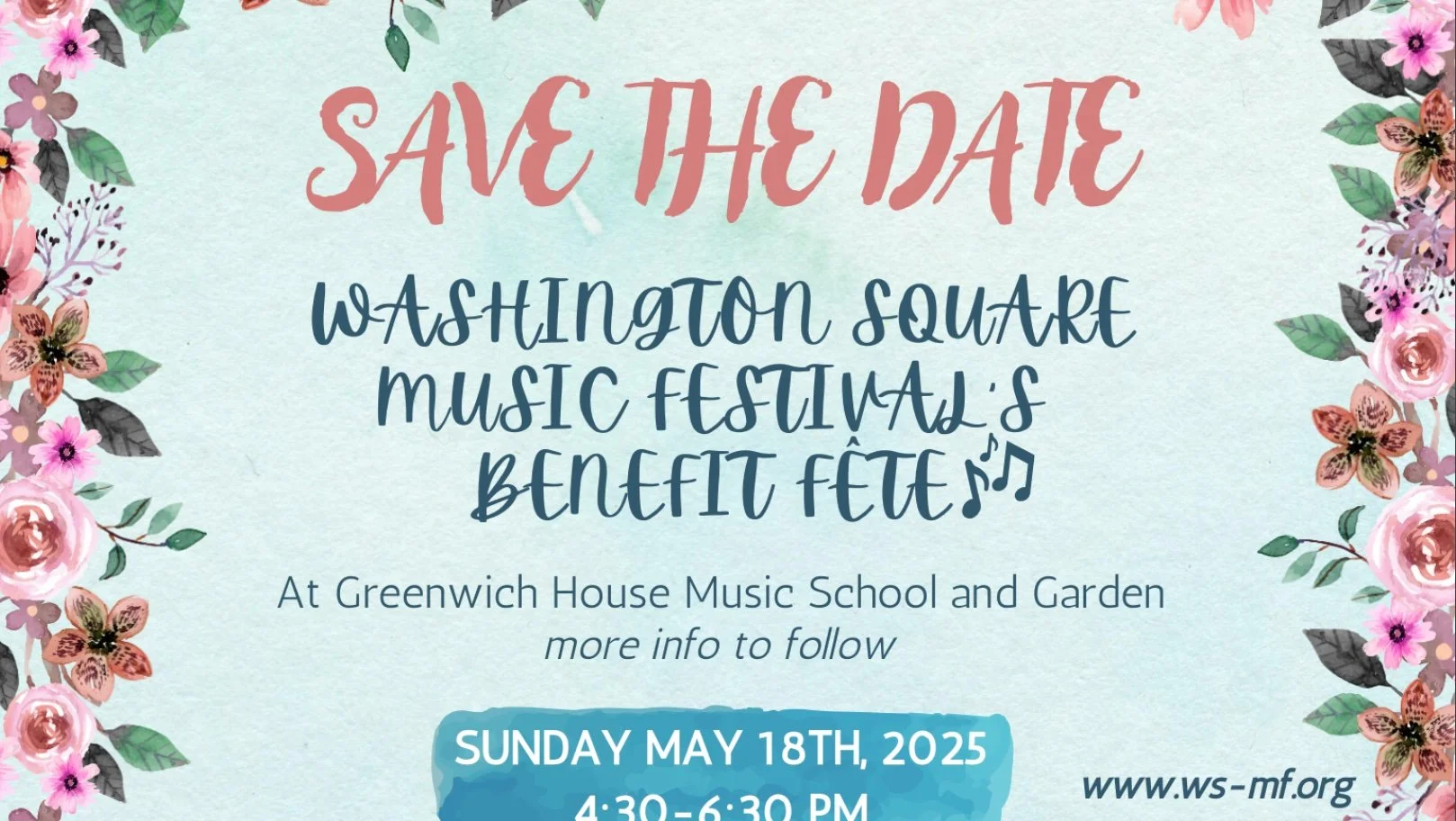 Washington Square Music Festival Benefit Fête