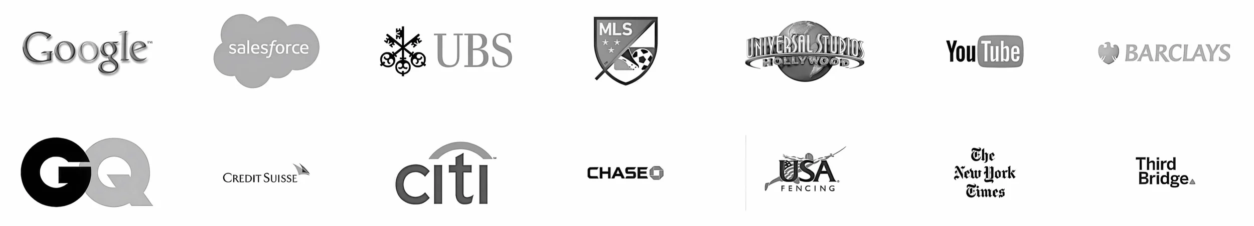 Prominent corporate and executive coaching clients of Irina Popa-Erwin, serving Manhattan and Beverly Hills.