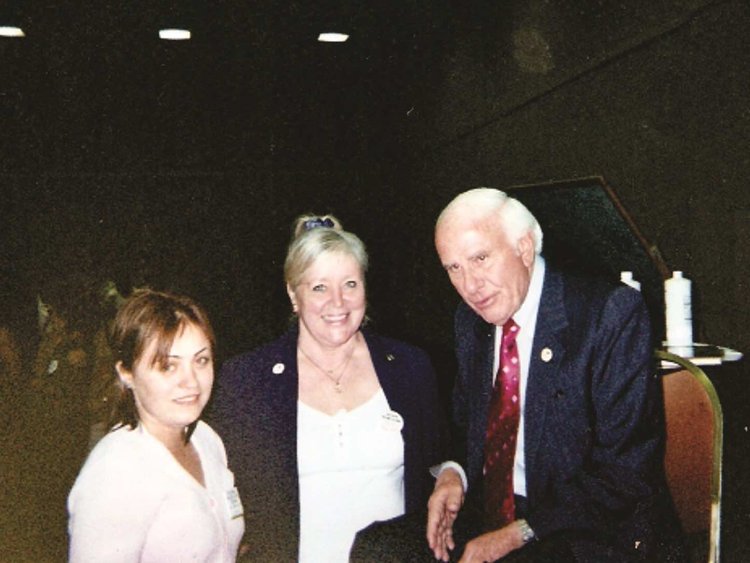 Irina Popa-Erwin and Jim Rohn - Renowned Business Philosopher and Mentor